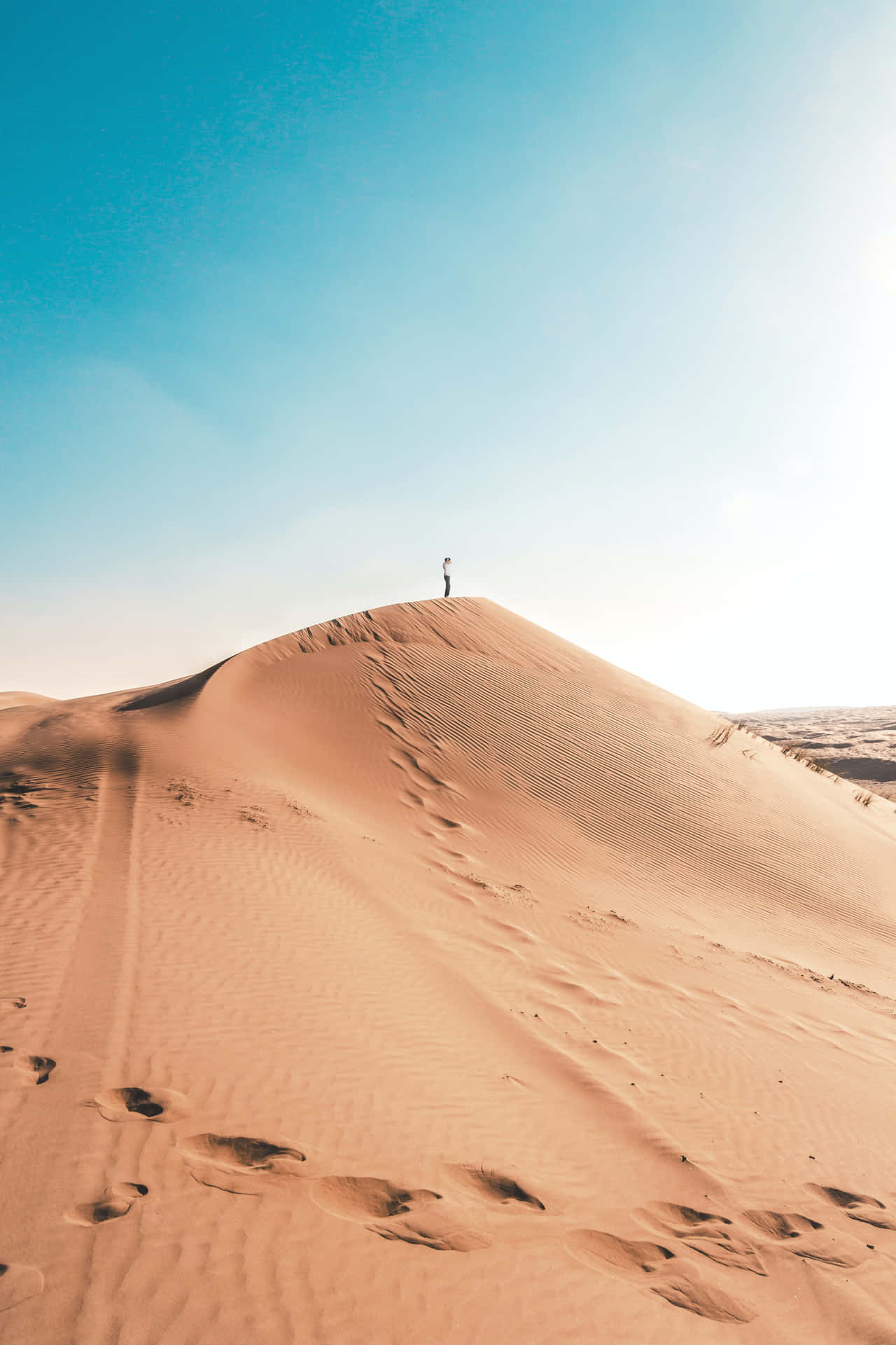 Person Stranded In The Desert