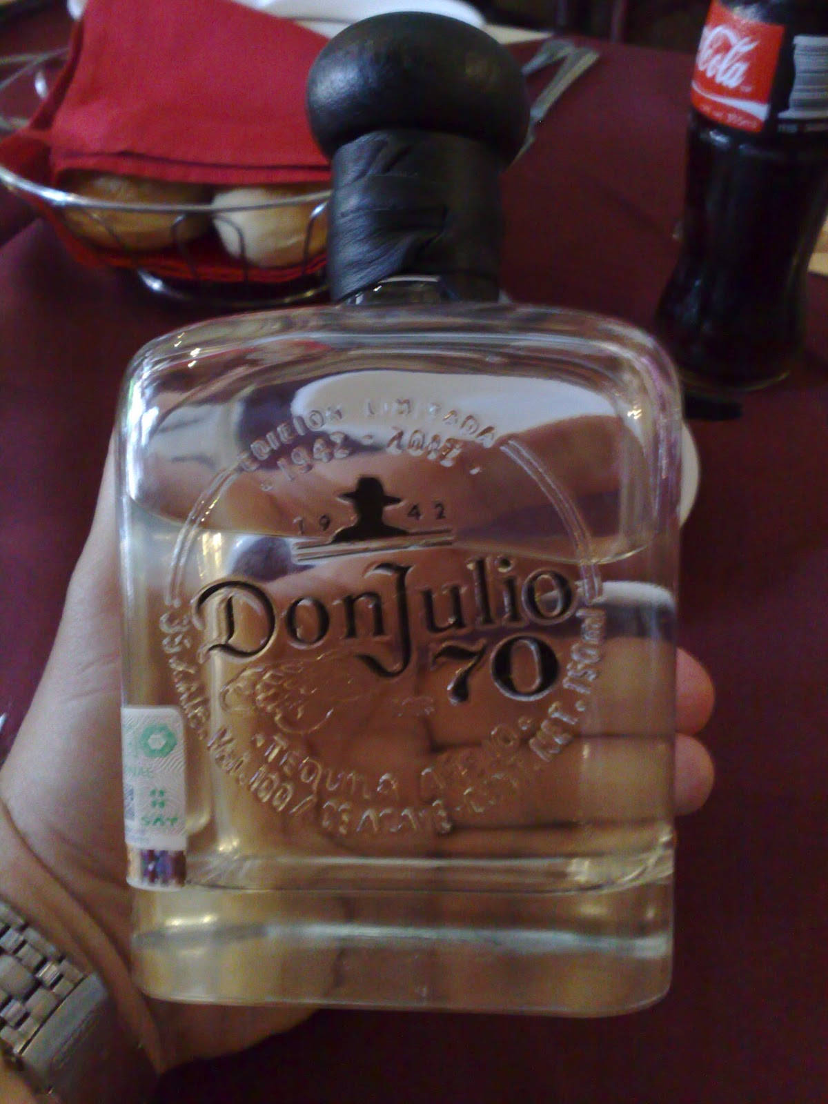 Person With Don Julio Tequila 70