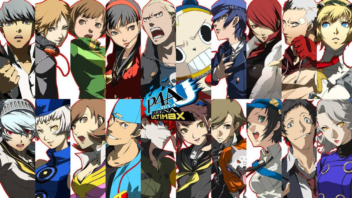Persona 4 Arena Ultimax Hero Banners Background