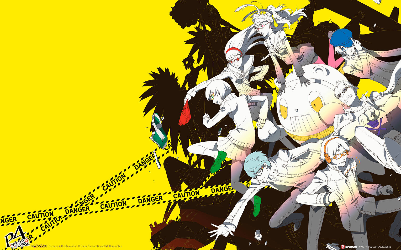 Persona 4 The Animation Danger Cast Background