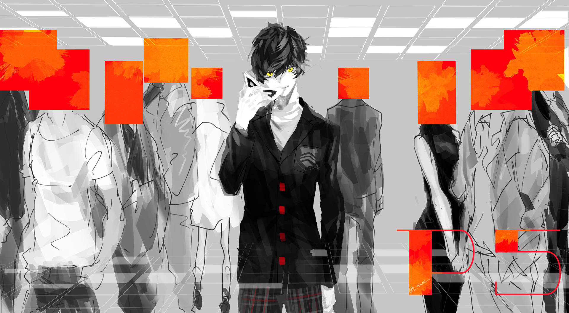 Persona 5 4k Protagonist Background