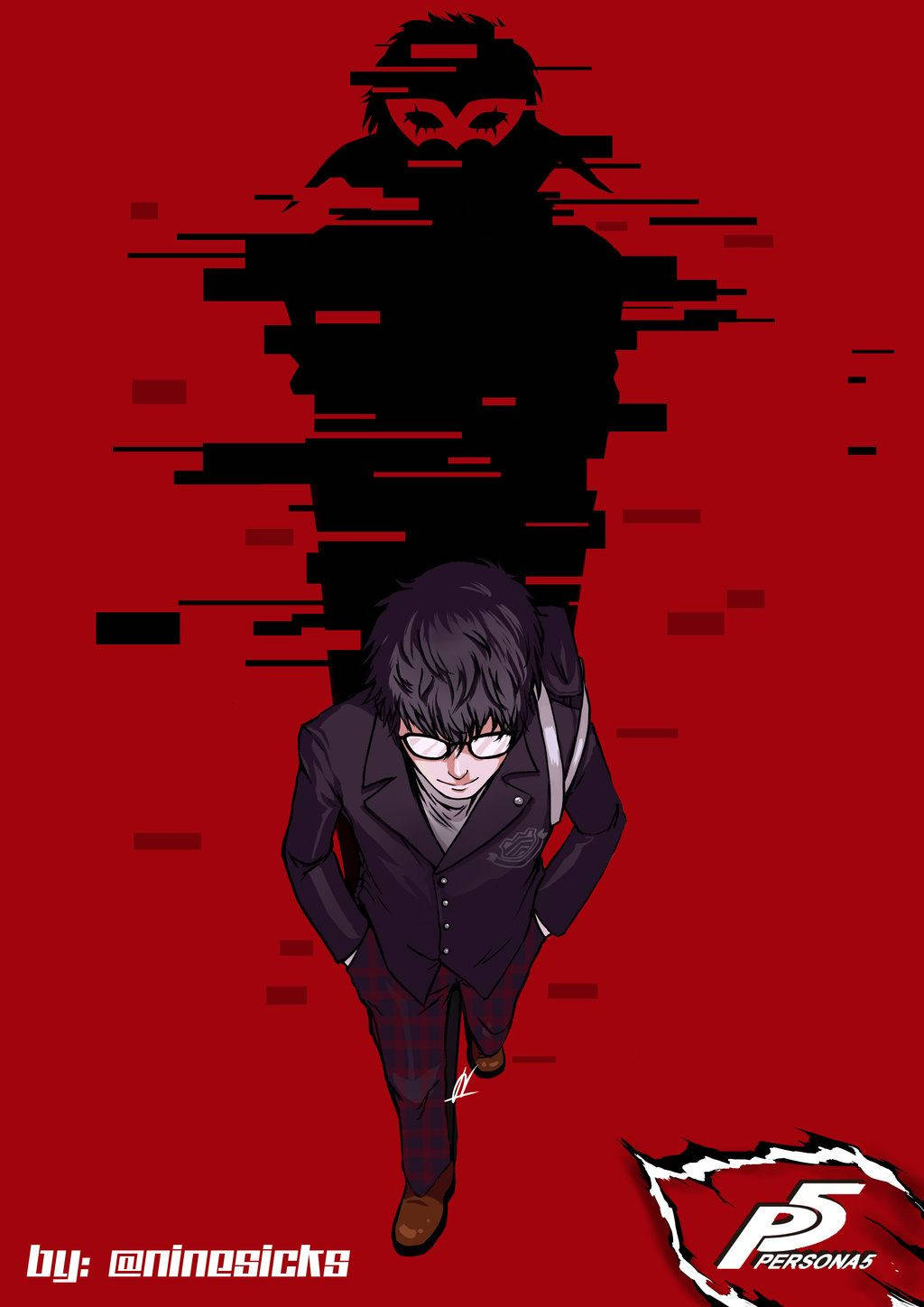 Persona 5 Akira Cover Background