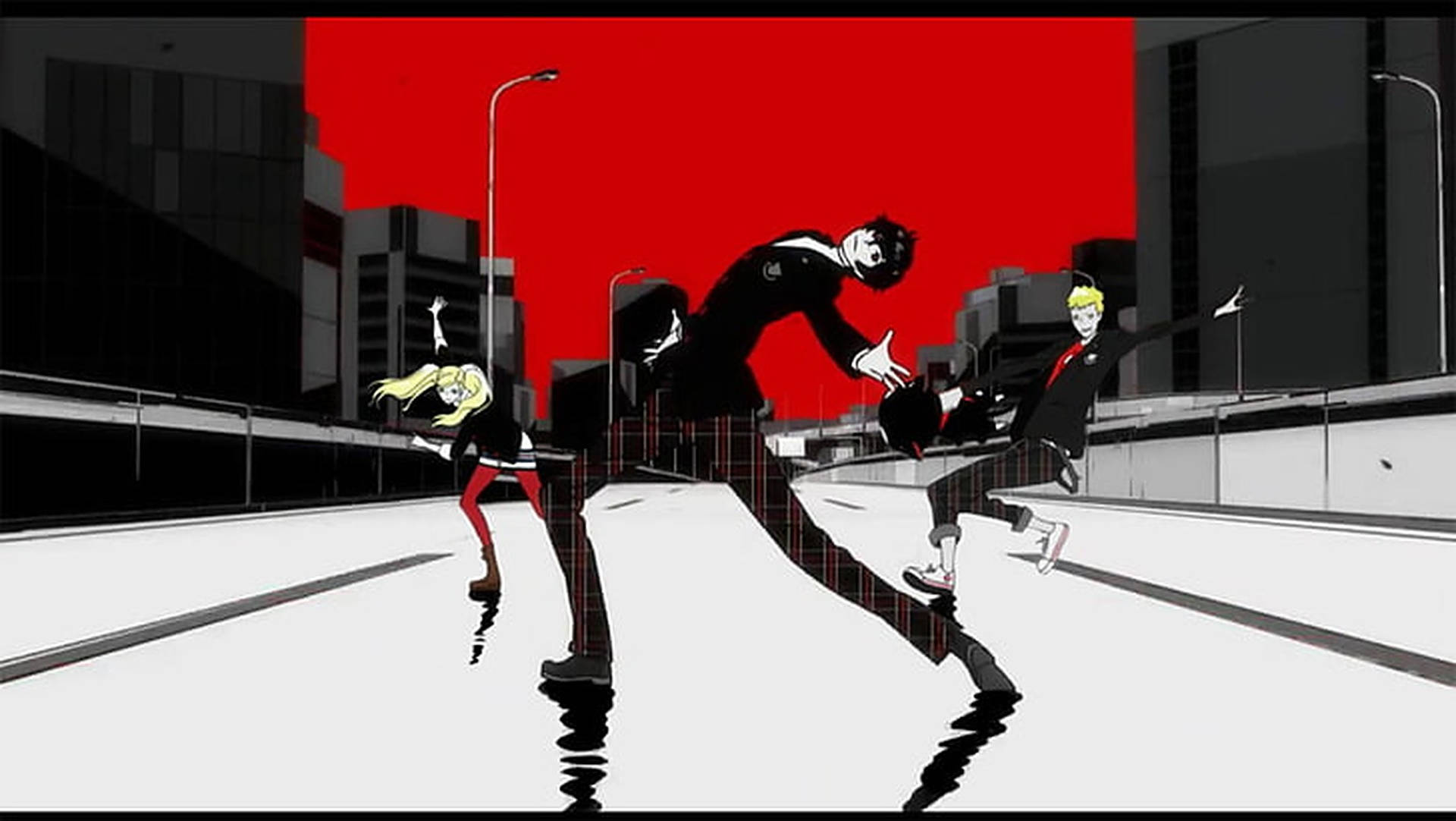 Persona 5 Anime Dance Background