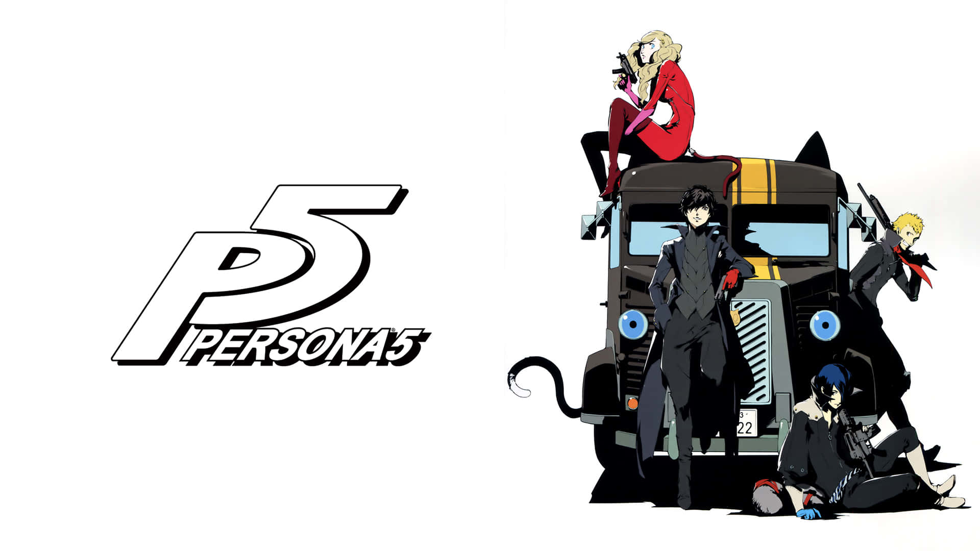 Persona 5 Logo 1920 X 1080 Background