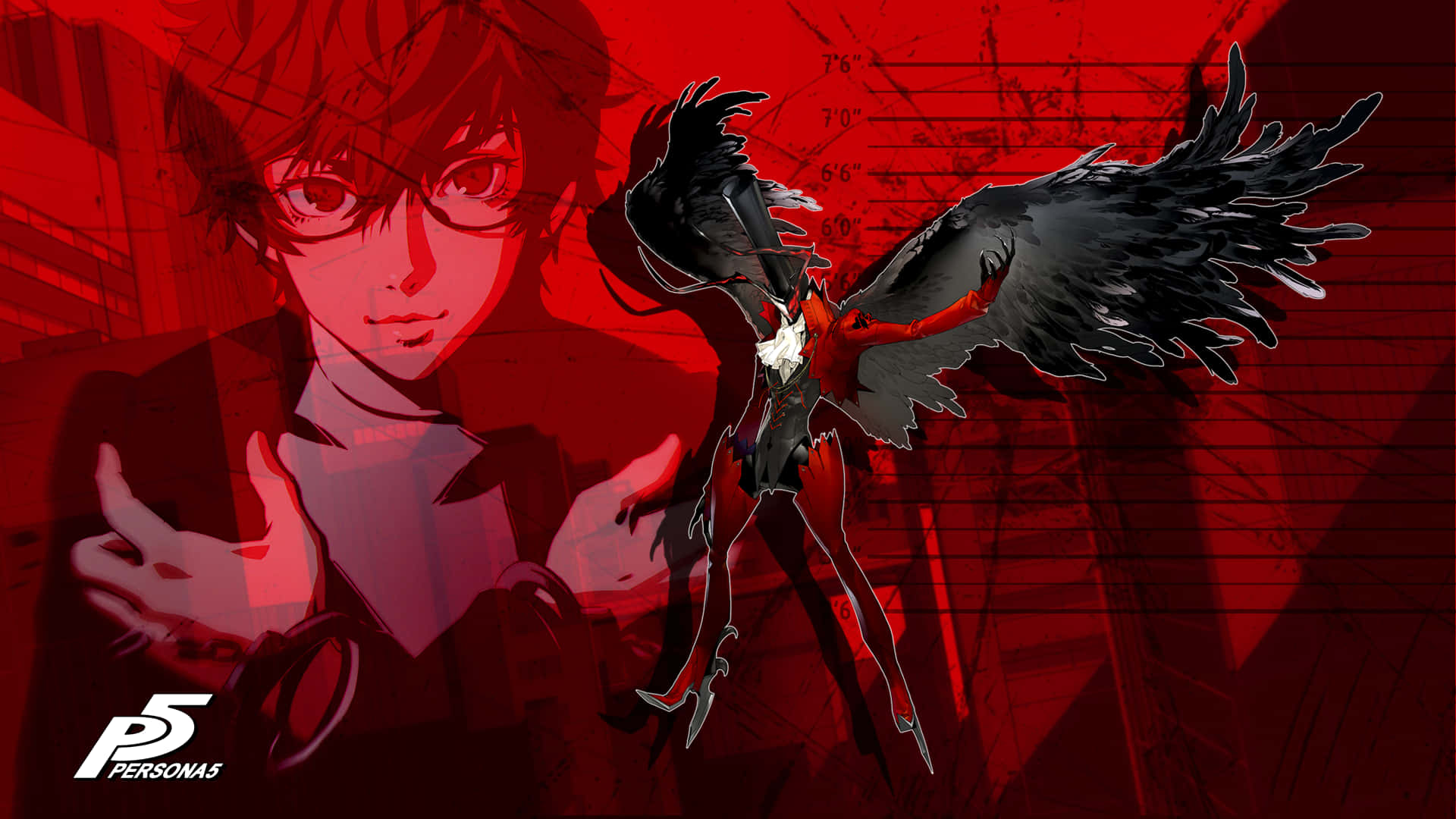 Persona 5 Logo, A Game Logo By Atlus Background