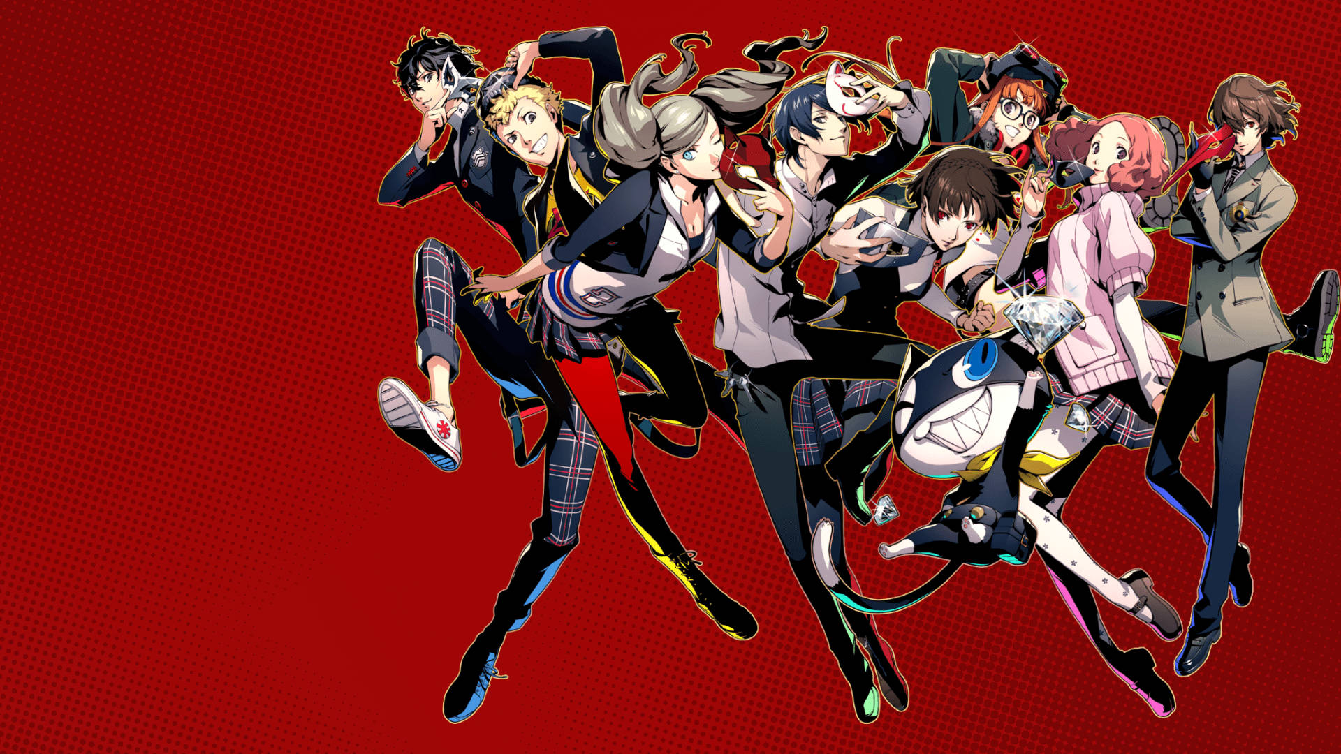 Persona 5 Royal Goofy Characters Background