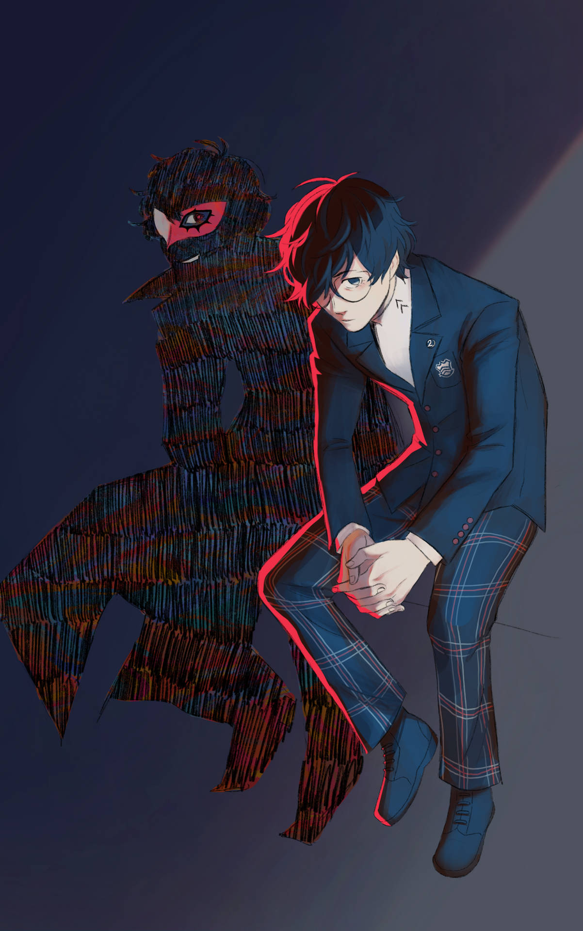 Persona 5 Royal Joker Darkness Background