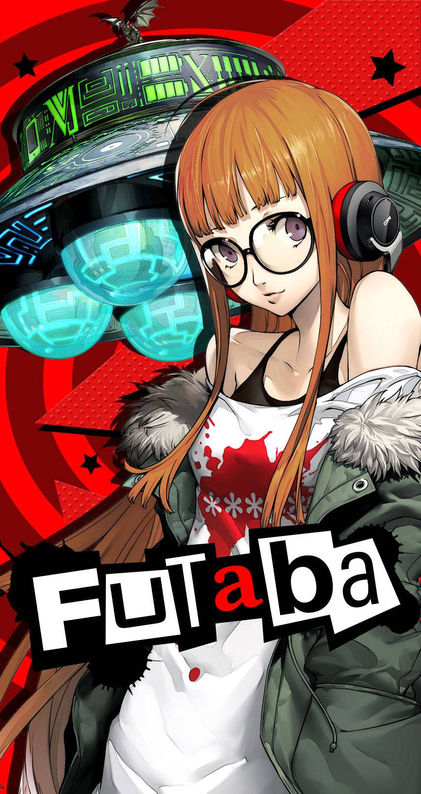 Persona Futuba Anime Cover Background
