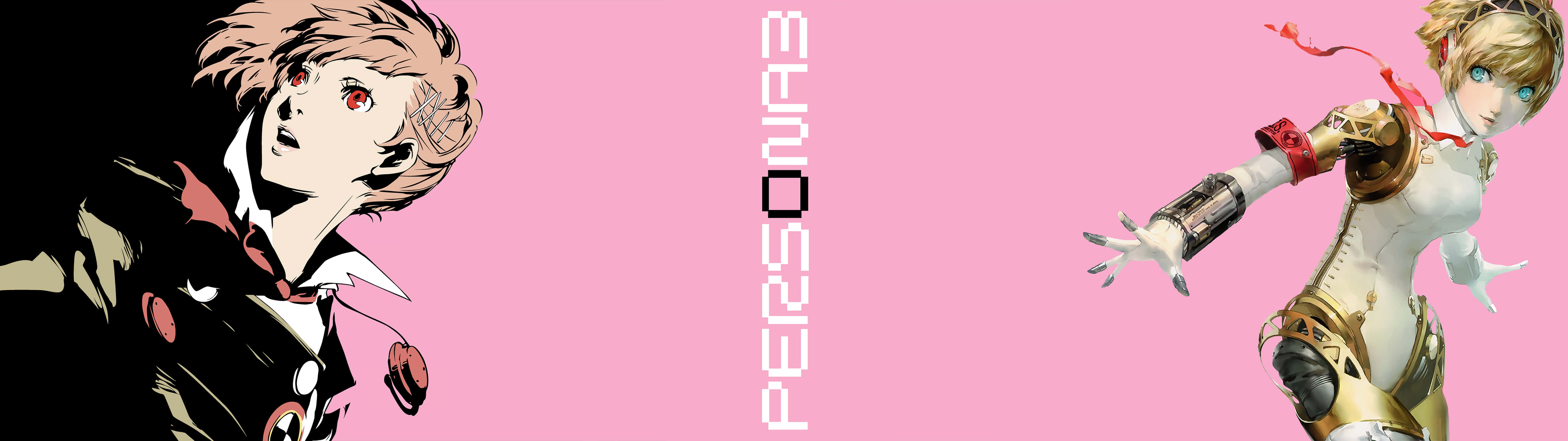 Persona3 Characters Super Ultra Wide Background