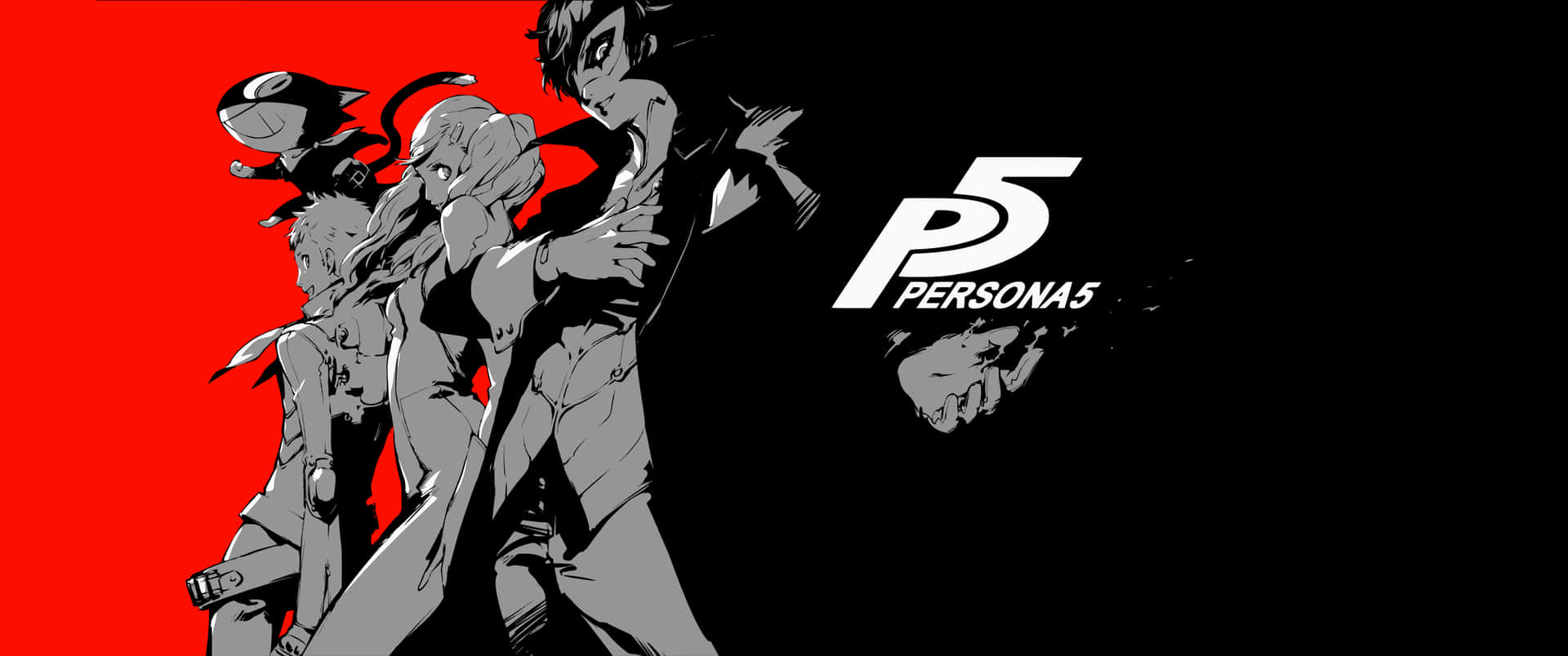 Persona5 Game Art Super Ultra Wide Background