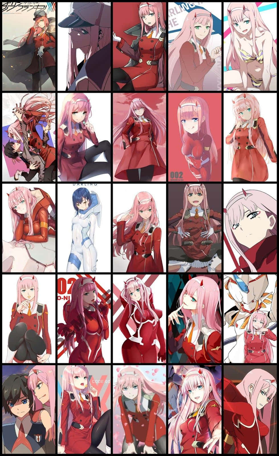 Personalize Your Phone With Darling In The Franxx Wallpaper