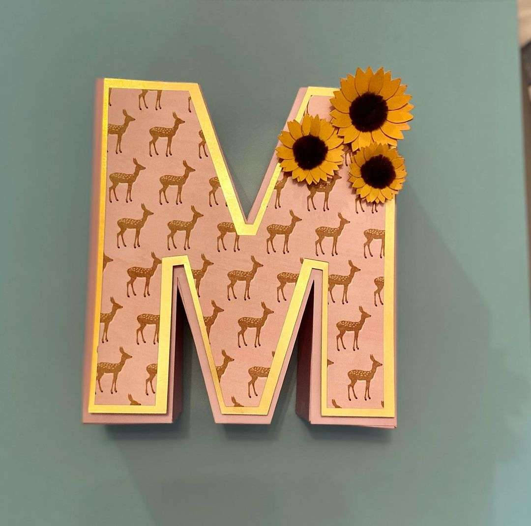 Personalized Letter M