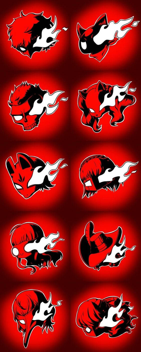 Personas Logo Persona 5 Phone Background