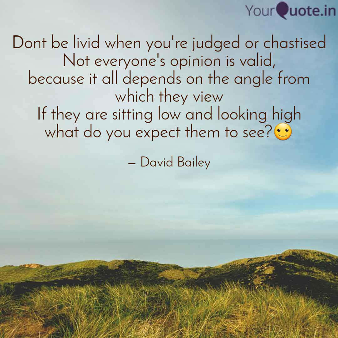 Perspectiveon Judgment Quote Background