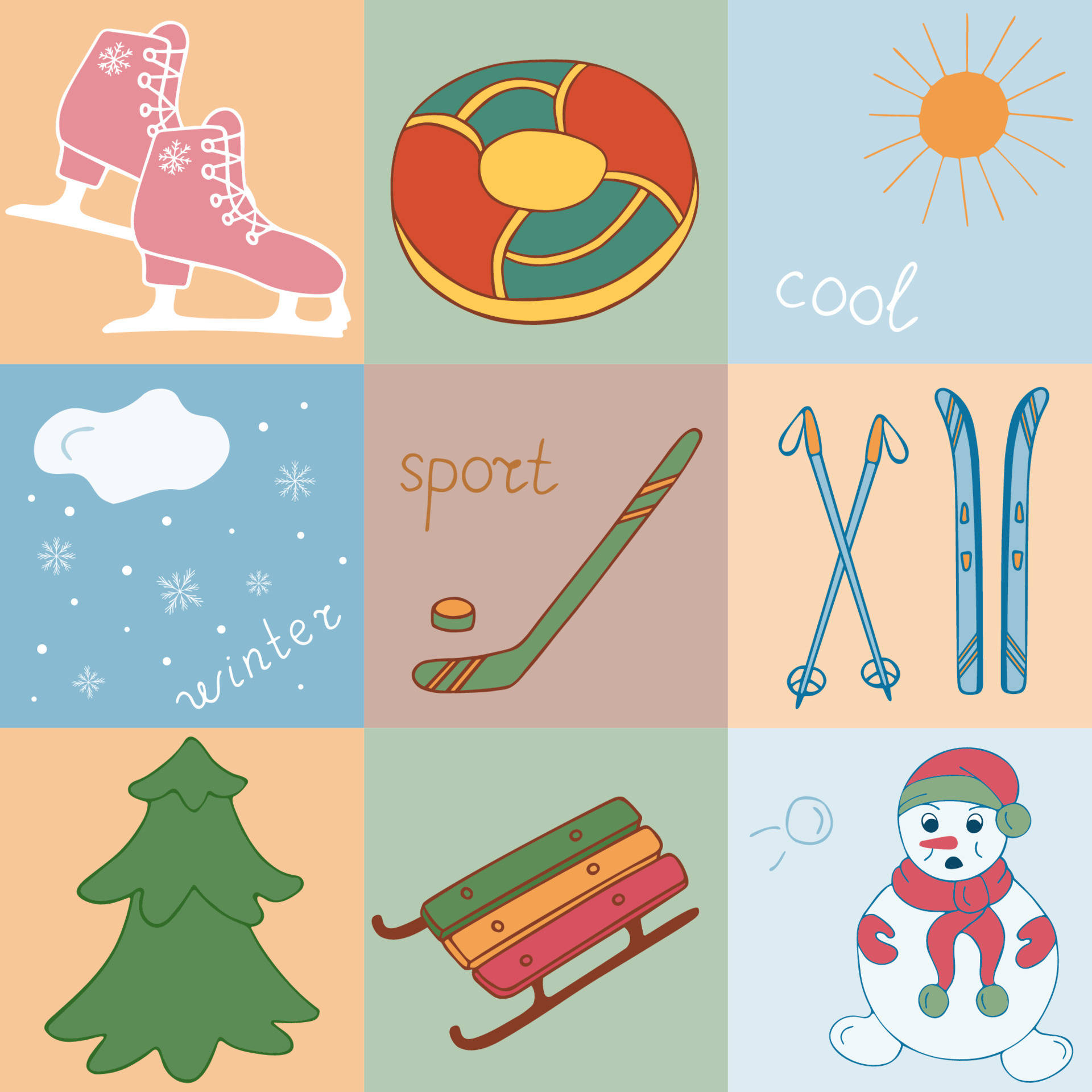 Pertinent Winter Activities Wallpaper Background