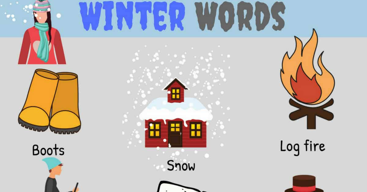 Pertinent Winter Words Wallpaper