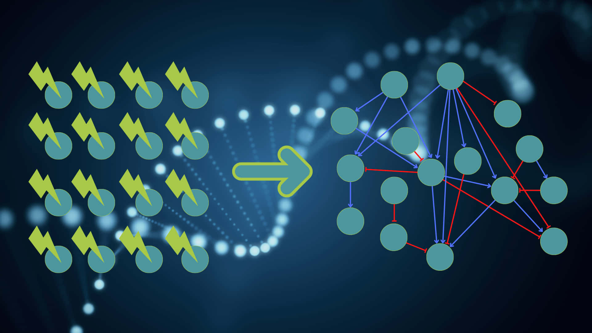 Perturbed Genes Infographic Background