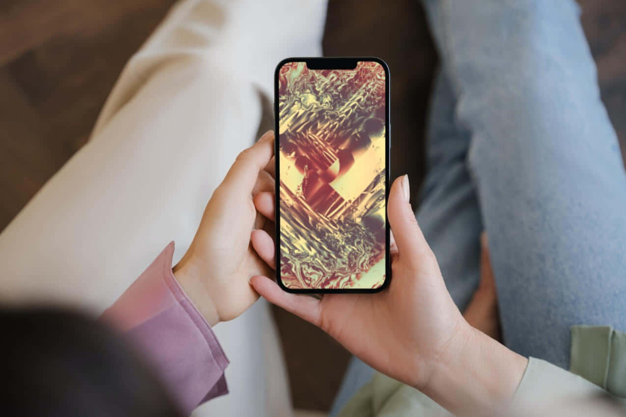 Perturbed Phone Screen Background Background
