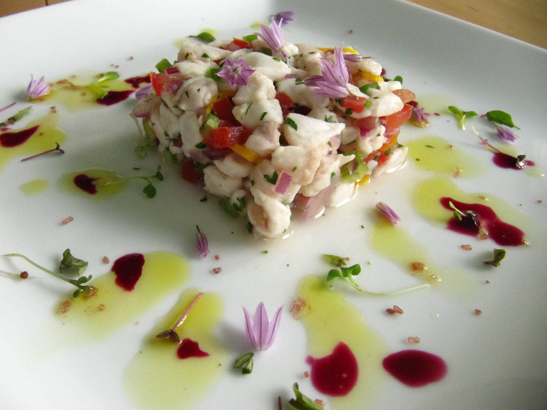 Peruvian Halibut Ceviche