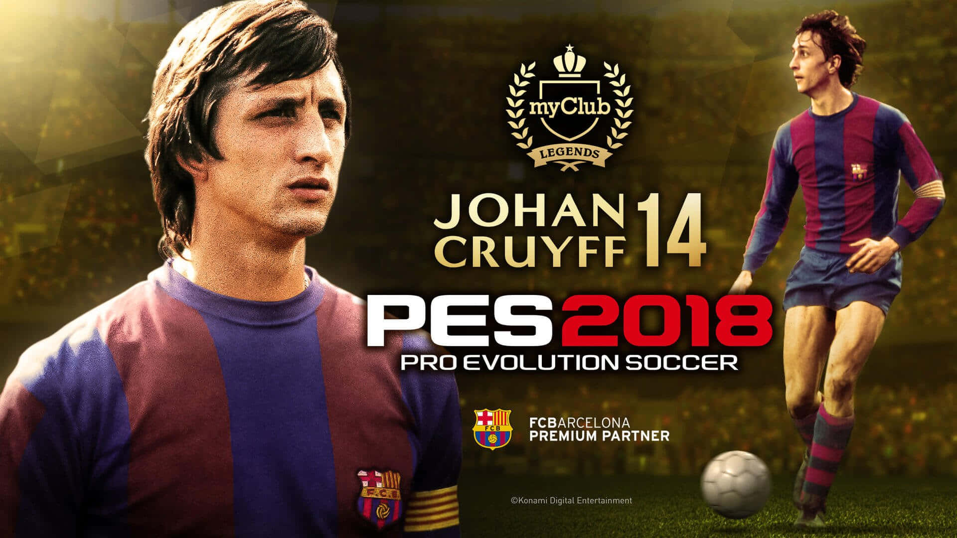 Pes 2018 Johan Cruyff Poster Background