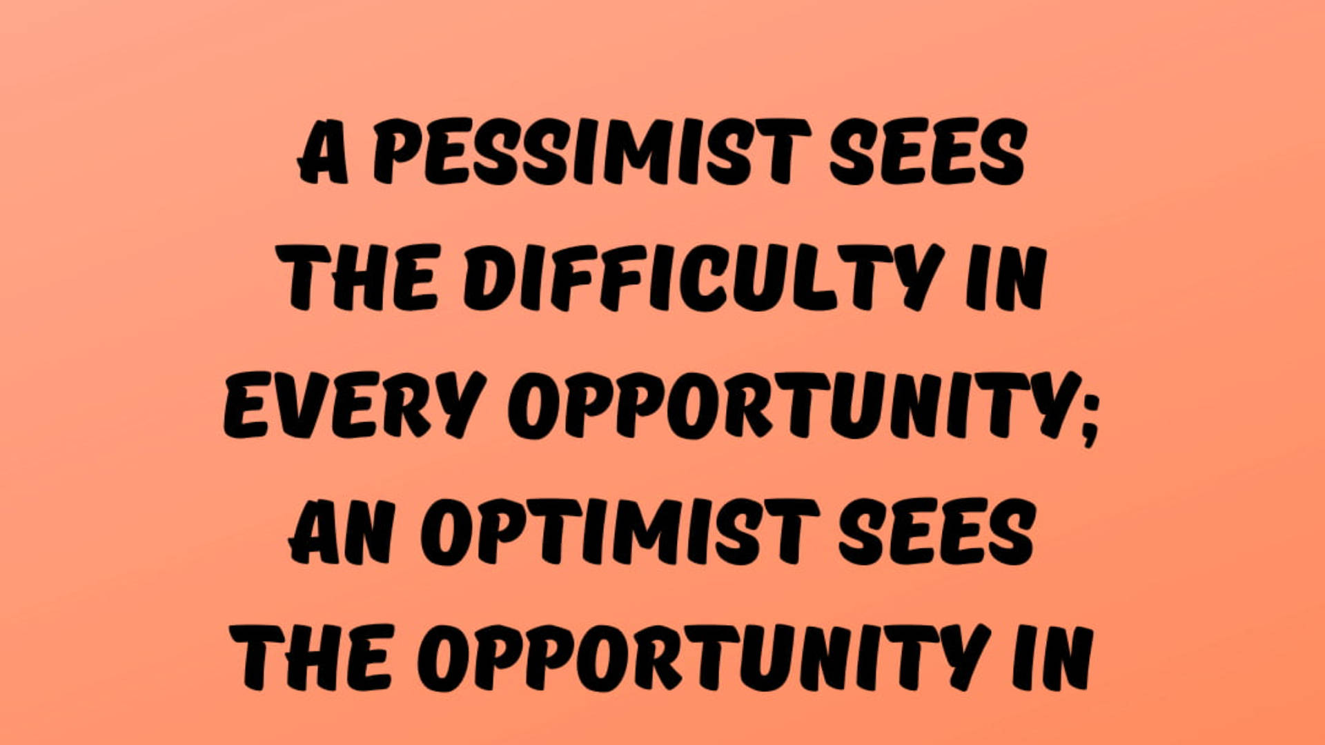 Pessimistic Orange