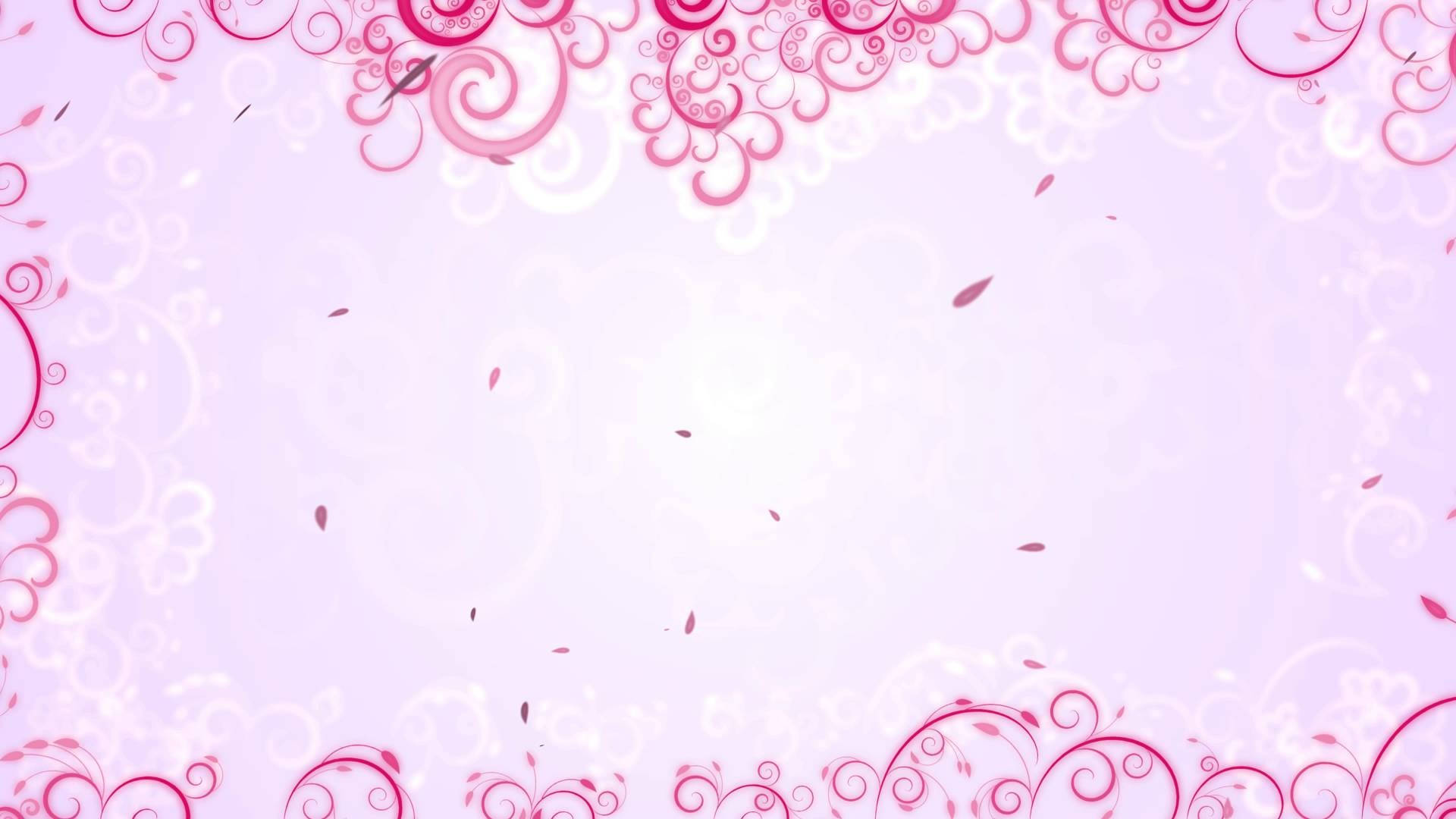 Petals With Pink And White Swirls Background