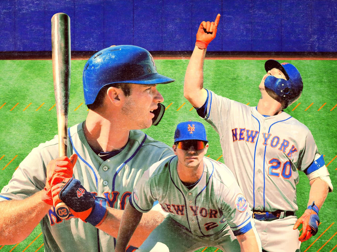 Pete Alonso At Bat Background