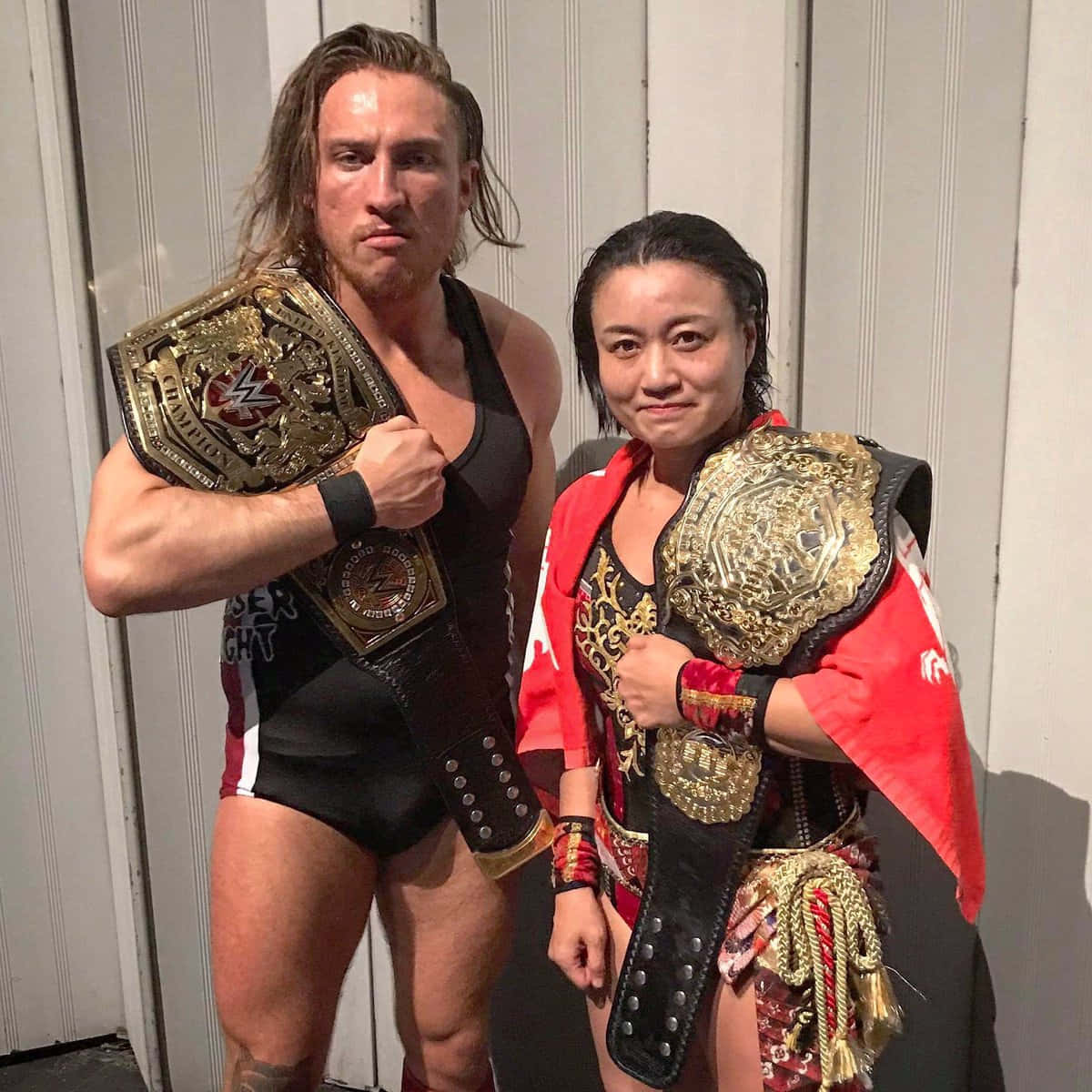 Pete Dunne And Meiko Satomura Background