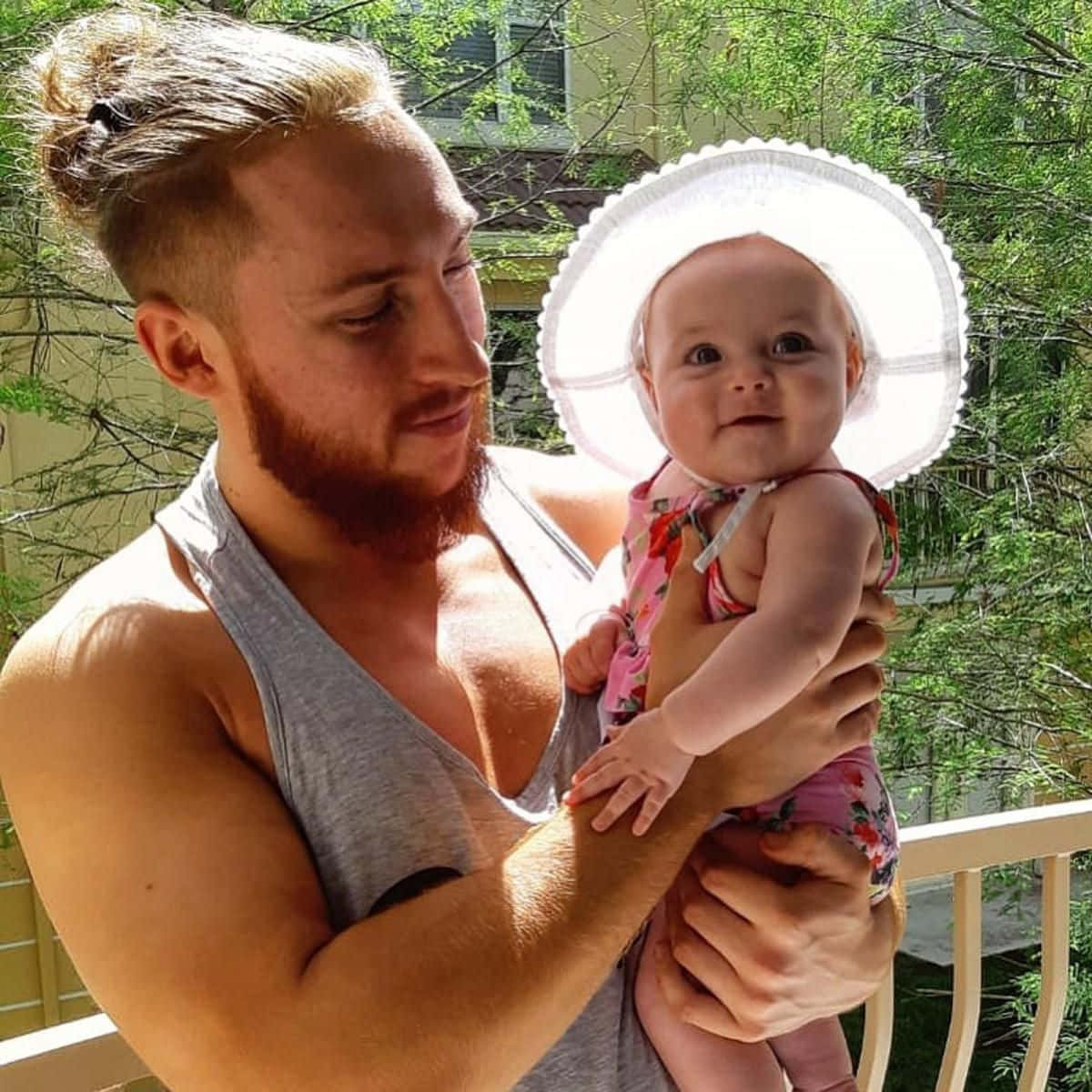 Pete Dunne With His Daughter Background