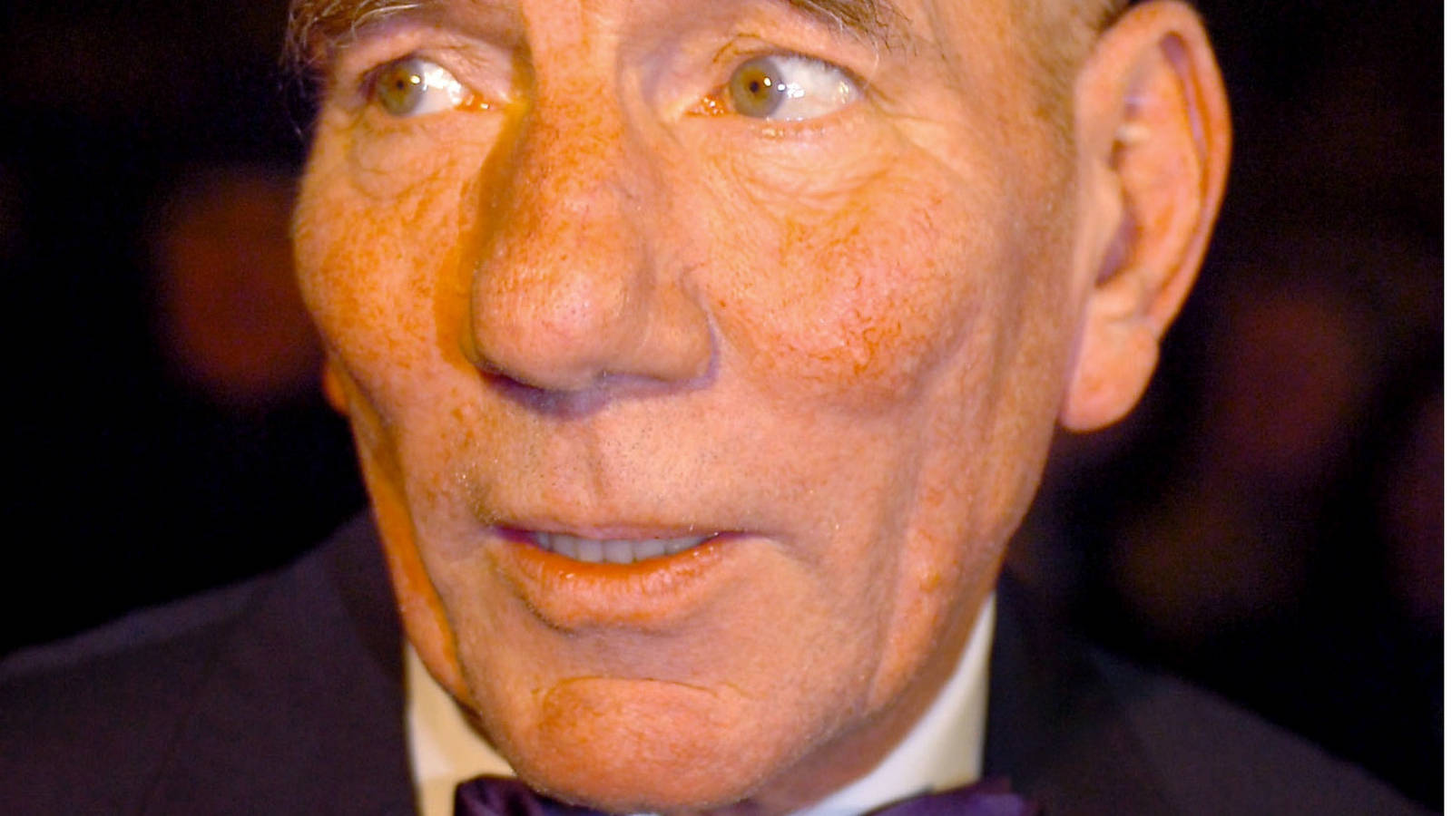 Pete Postlethwaite Closeup Shot Background