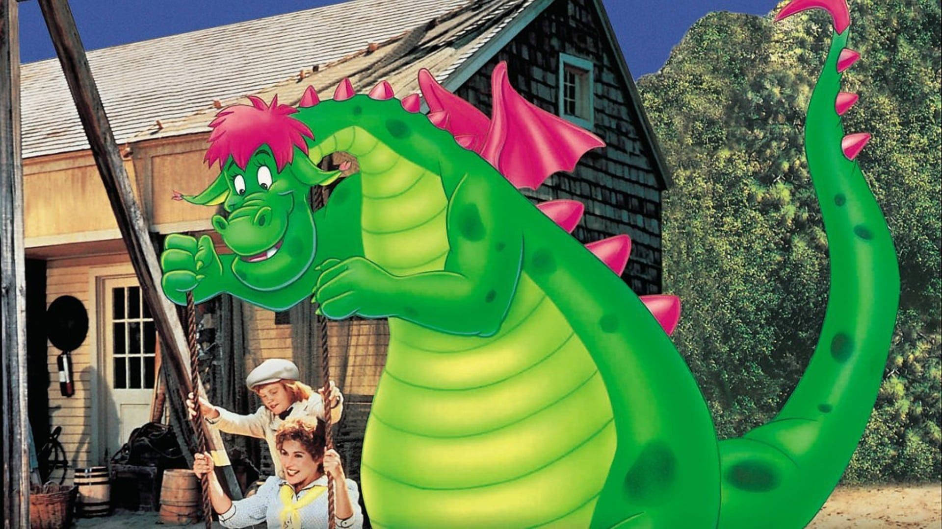 Pete's Dragon In Playground Background