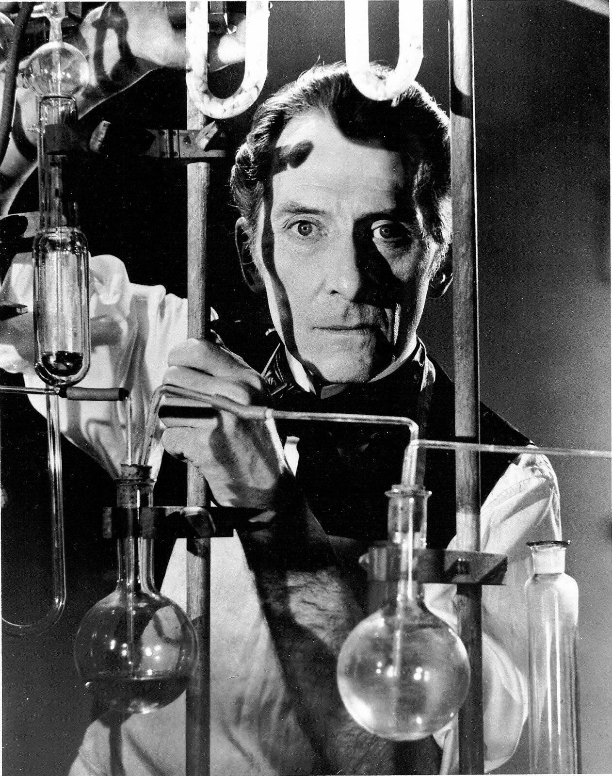 Peter Cushing As The Mad Scientist In 'the Curse Of Frankenstein'