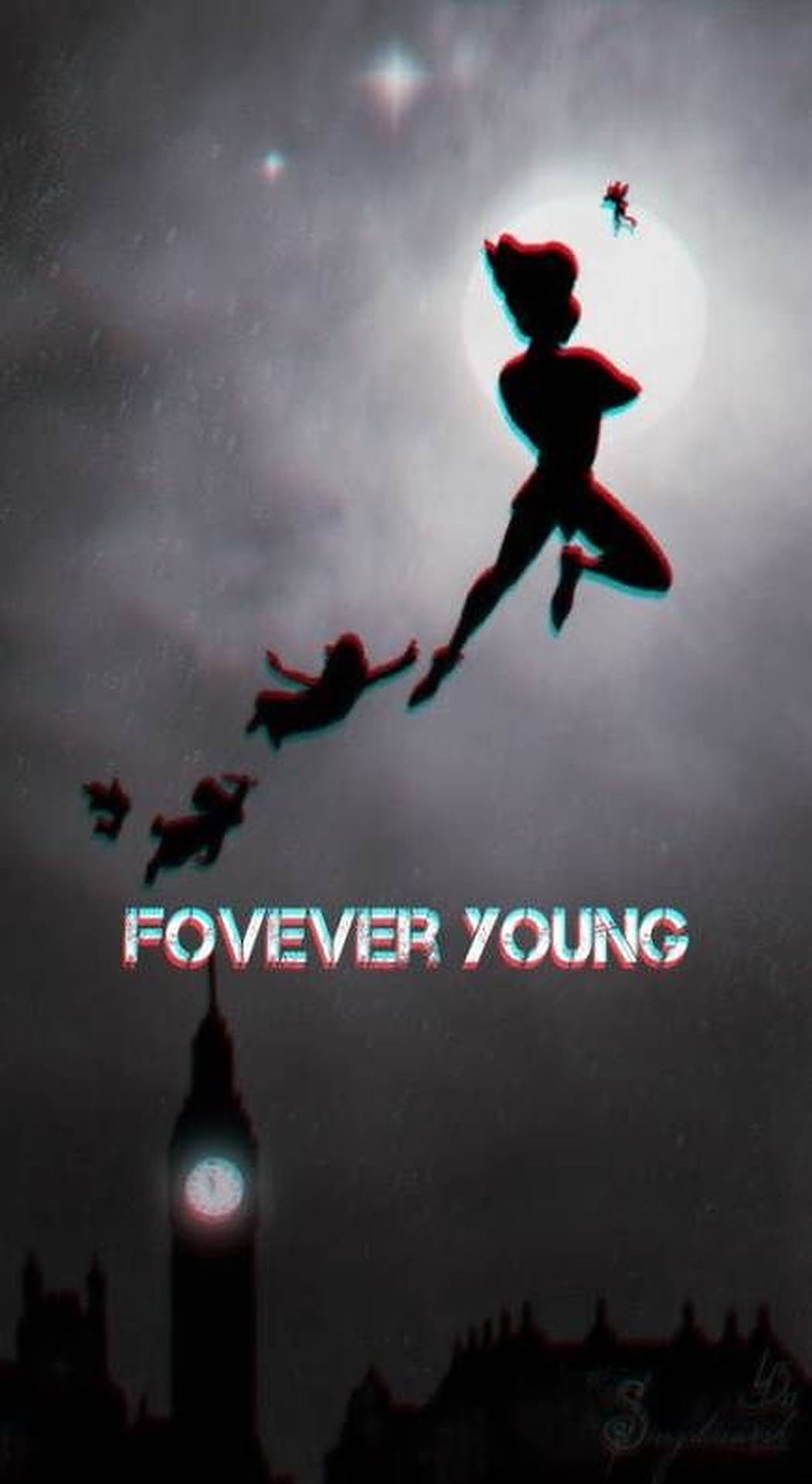 Peter Pan Forever Young Background