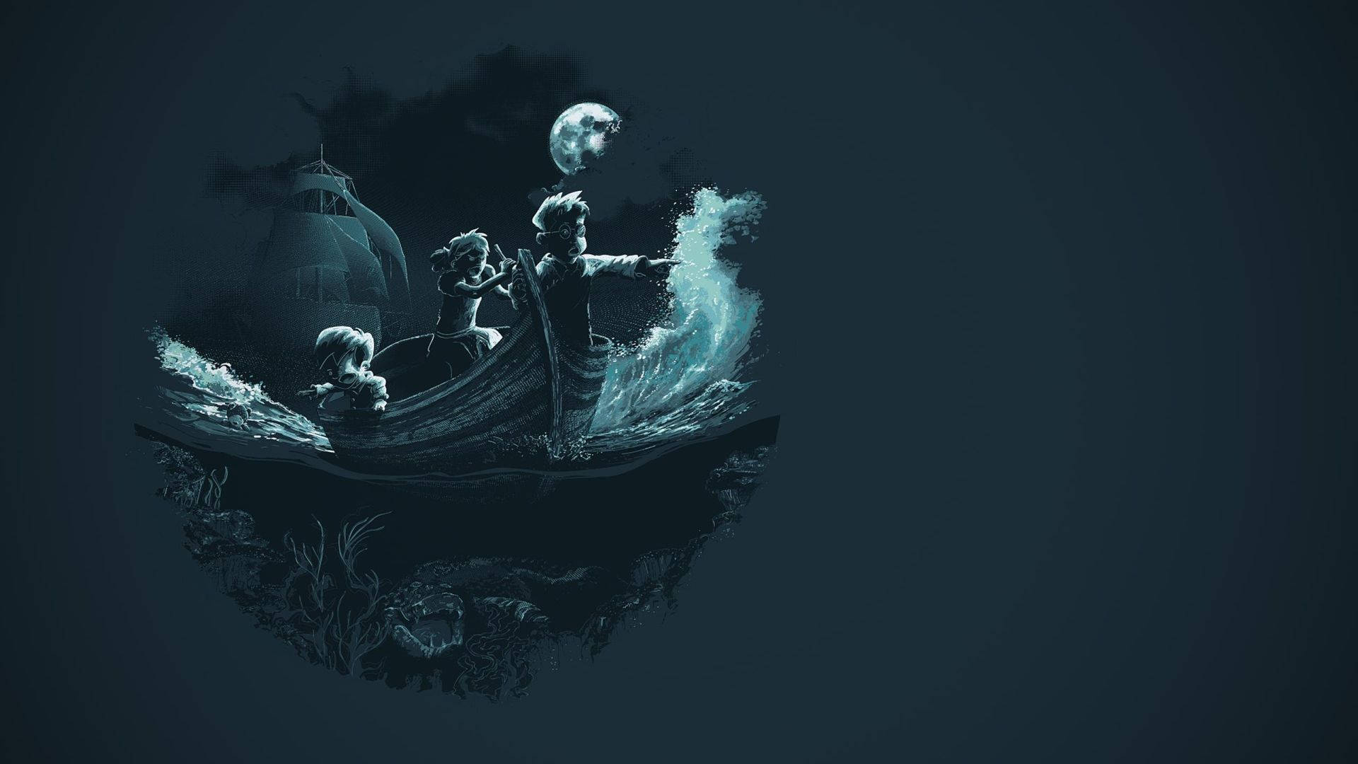 Peter Pan Ghost Ship Background