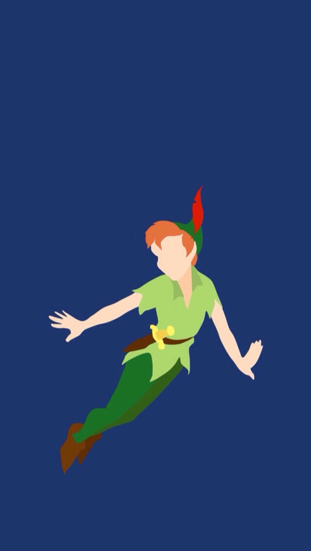 Peter Pan Minimalist Art