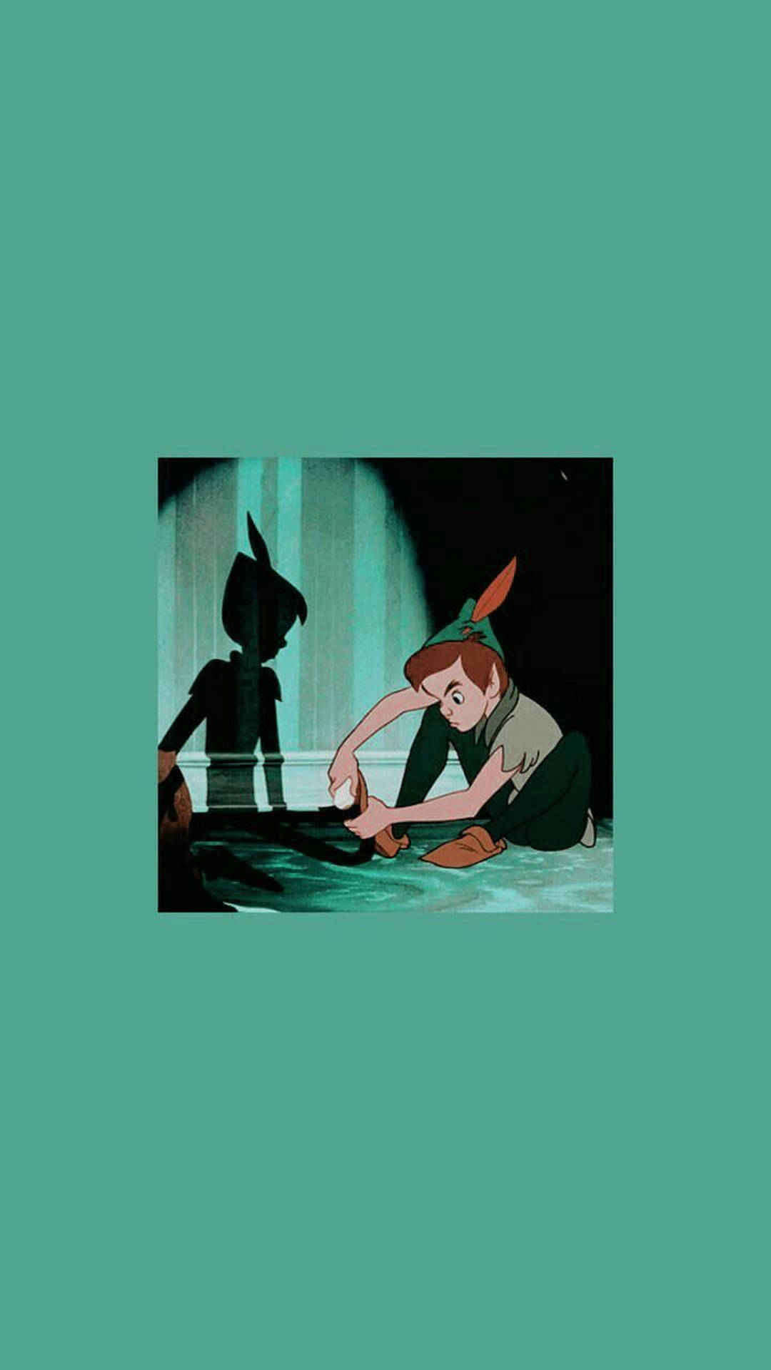 Peter Pan Shadow Background