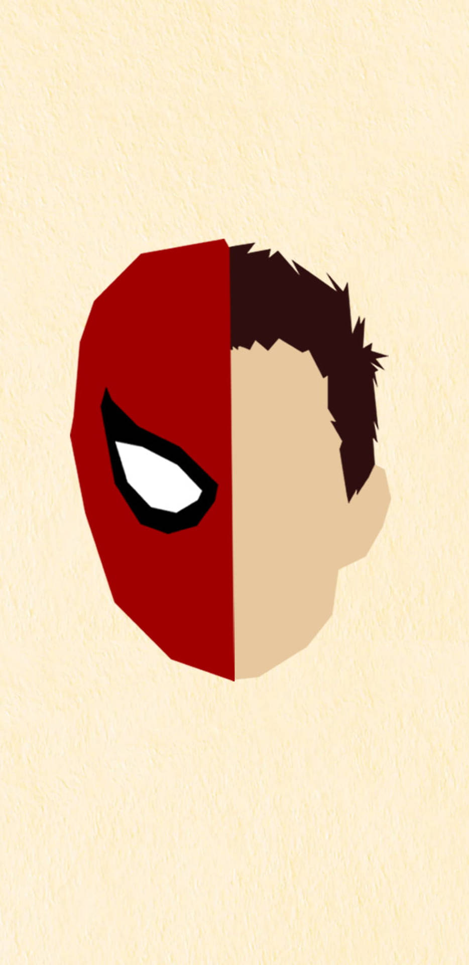 Peter Parker And Spiderman Caricature Background