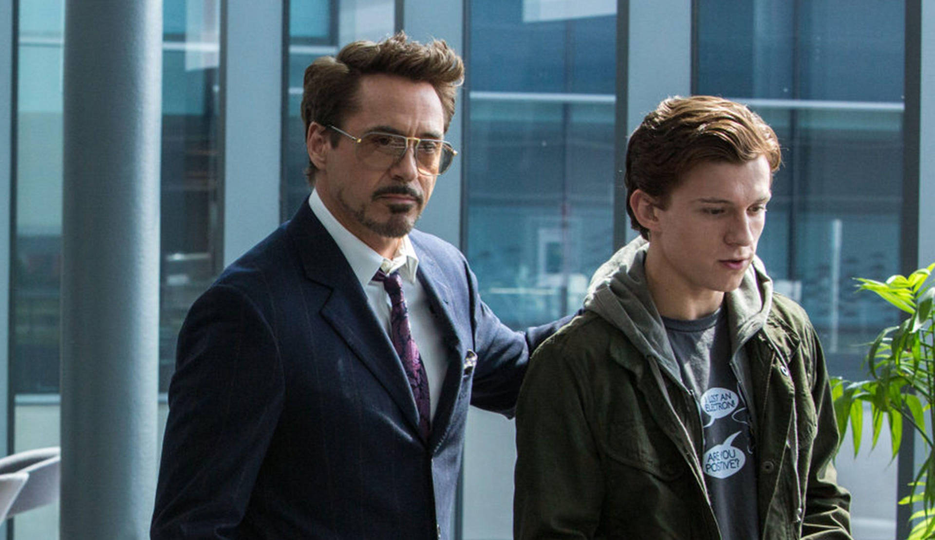 Peter Parker And Tony Stark Hd Background