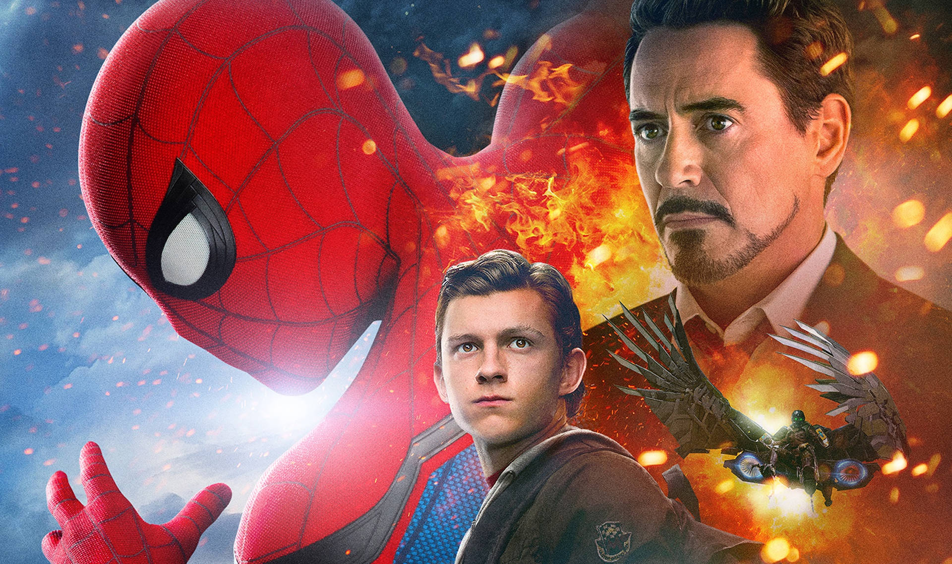 Peter Parker And Tony Stark Background