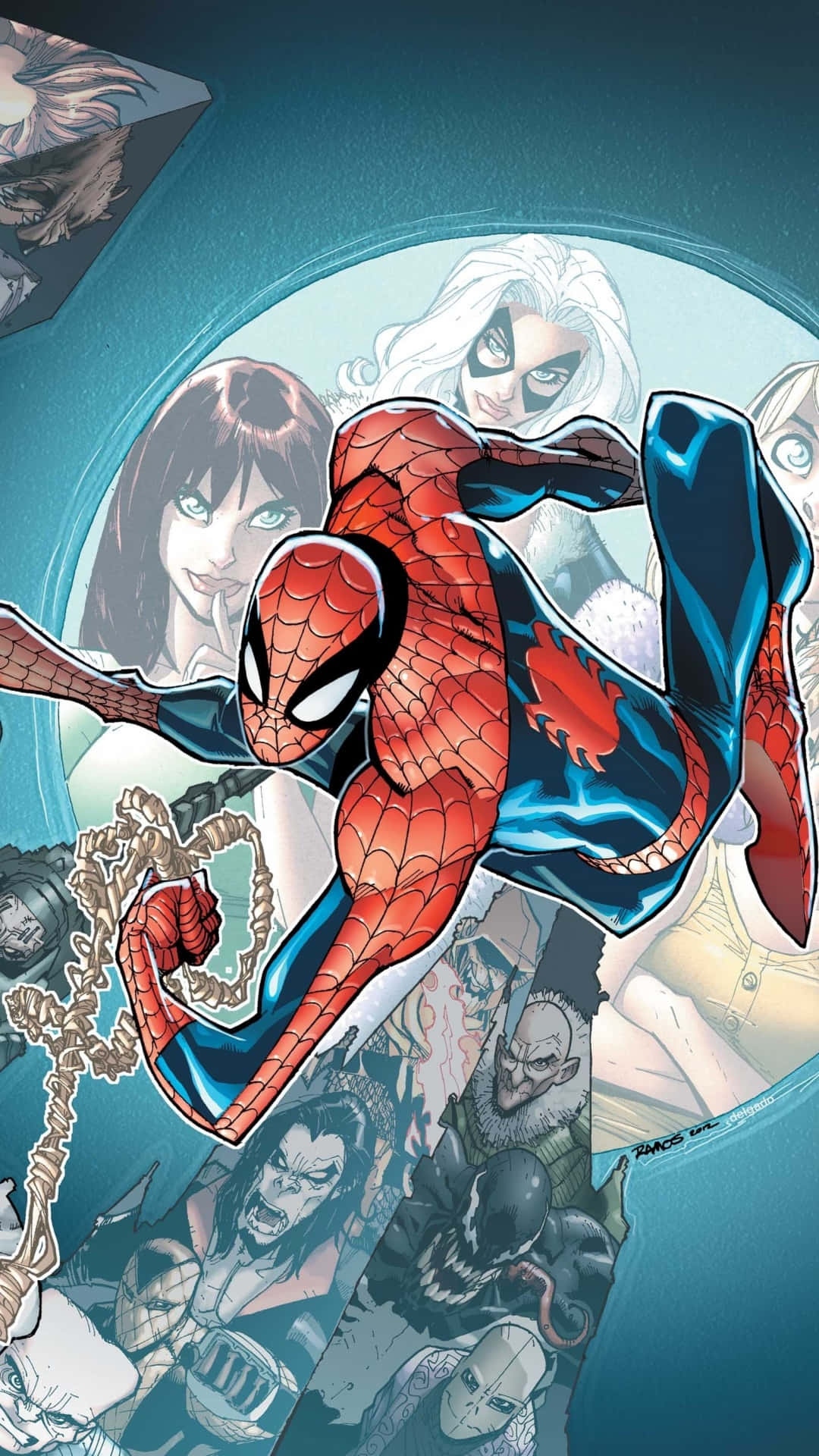 Peter Parker Puts On His Superhuman Suit To Fight Crime Background