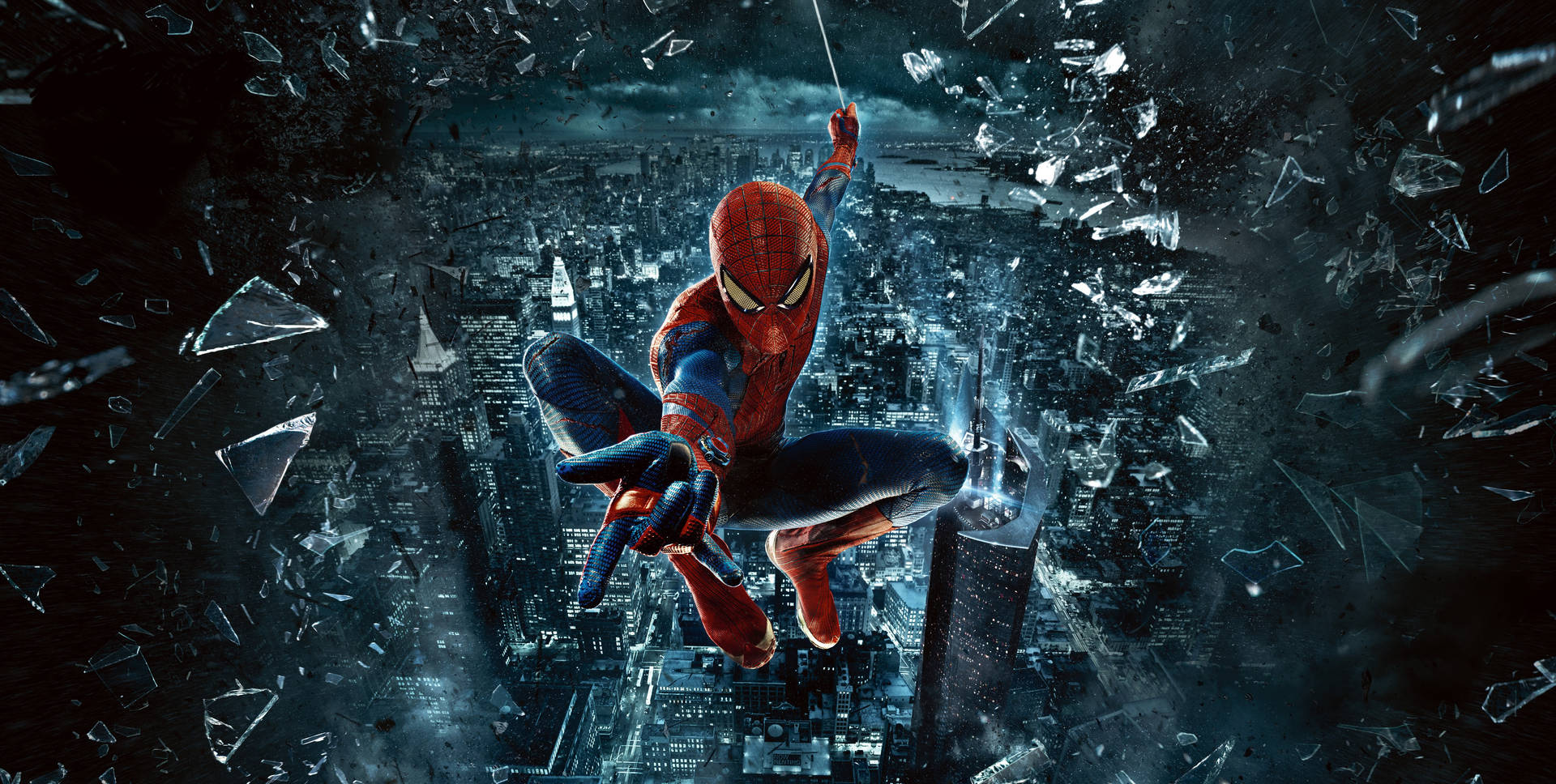 Peter Parker Taking His Hero Role As The Amazing Spider-man! Background