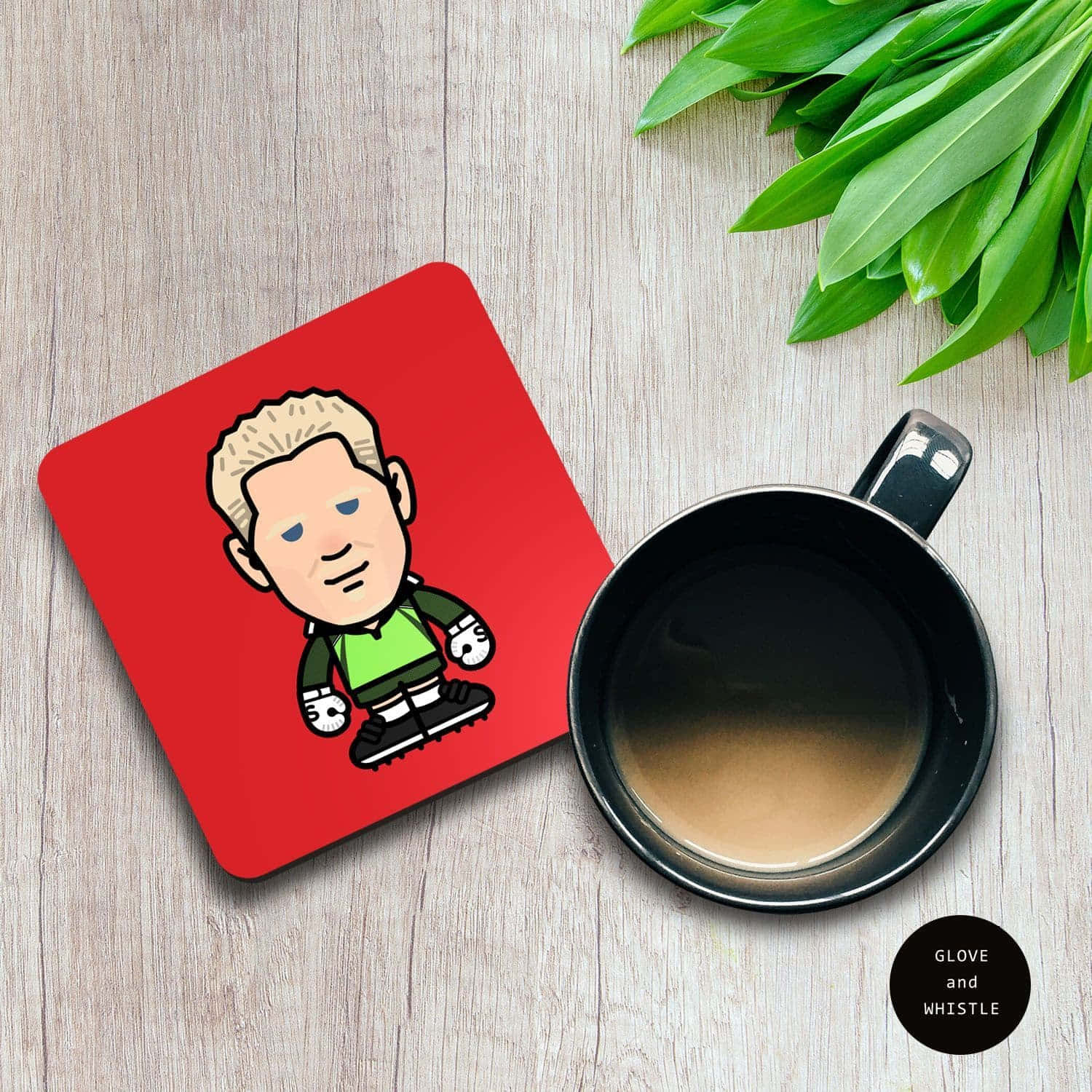 Peter Schmeichel Manchester United Coaster Background