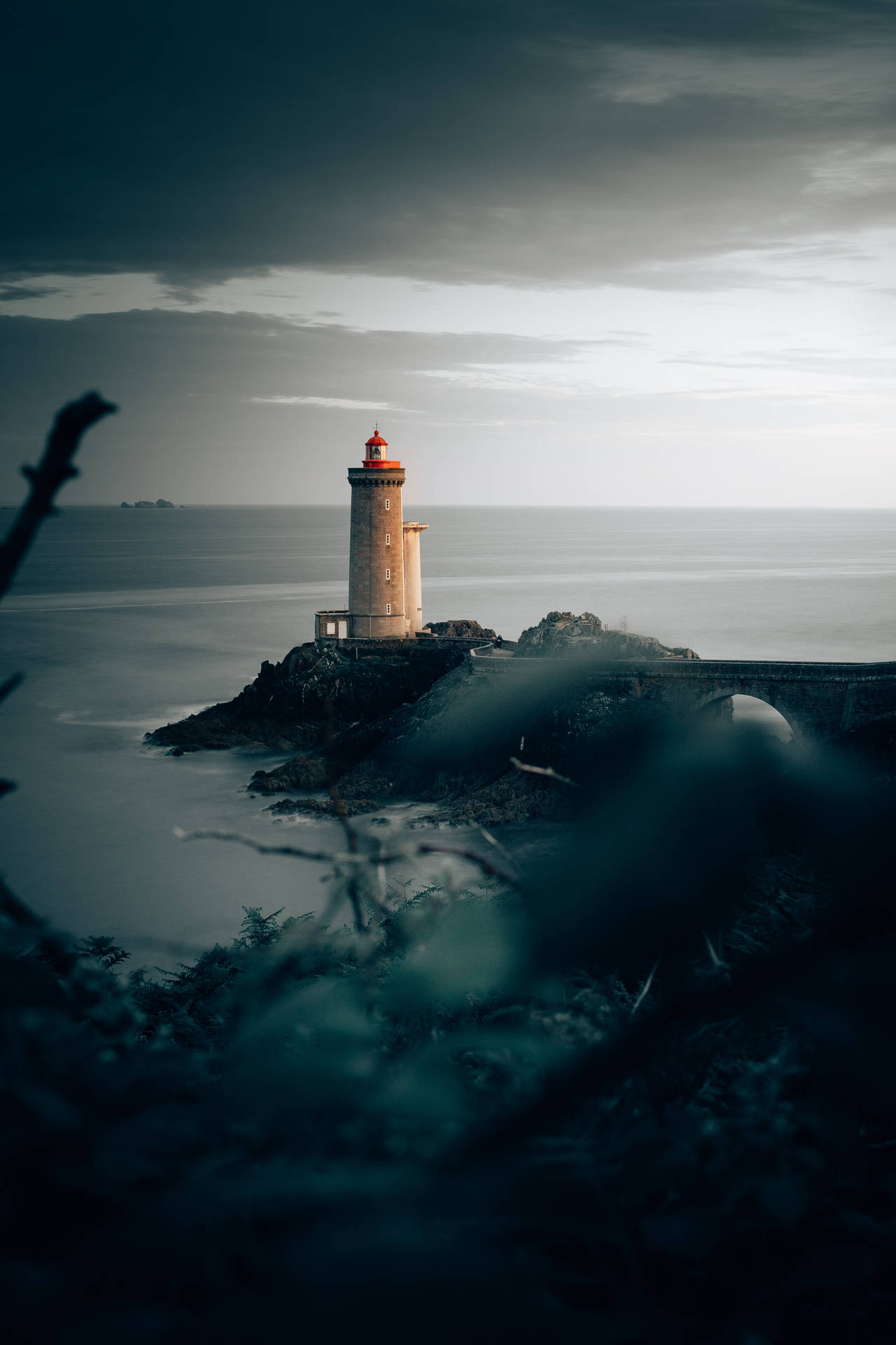 Petit Minou Lighthouse In France Background