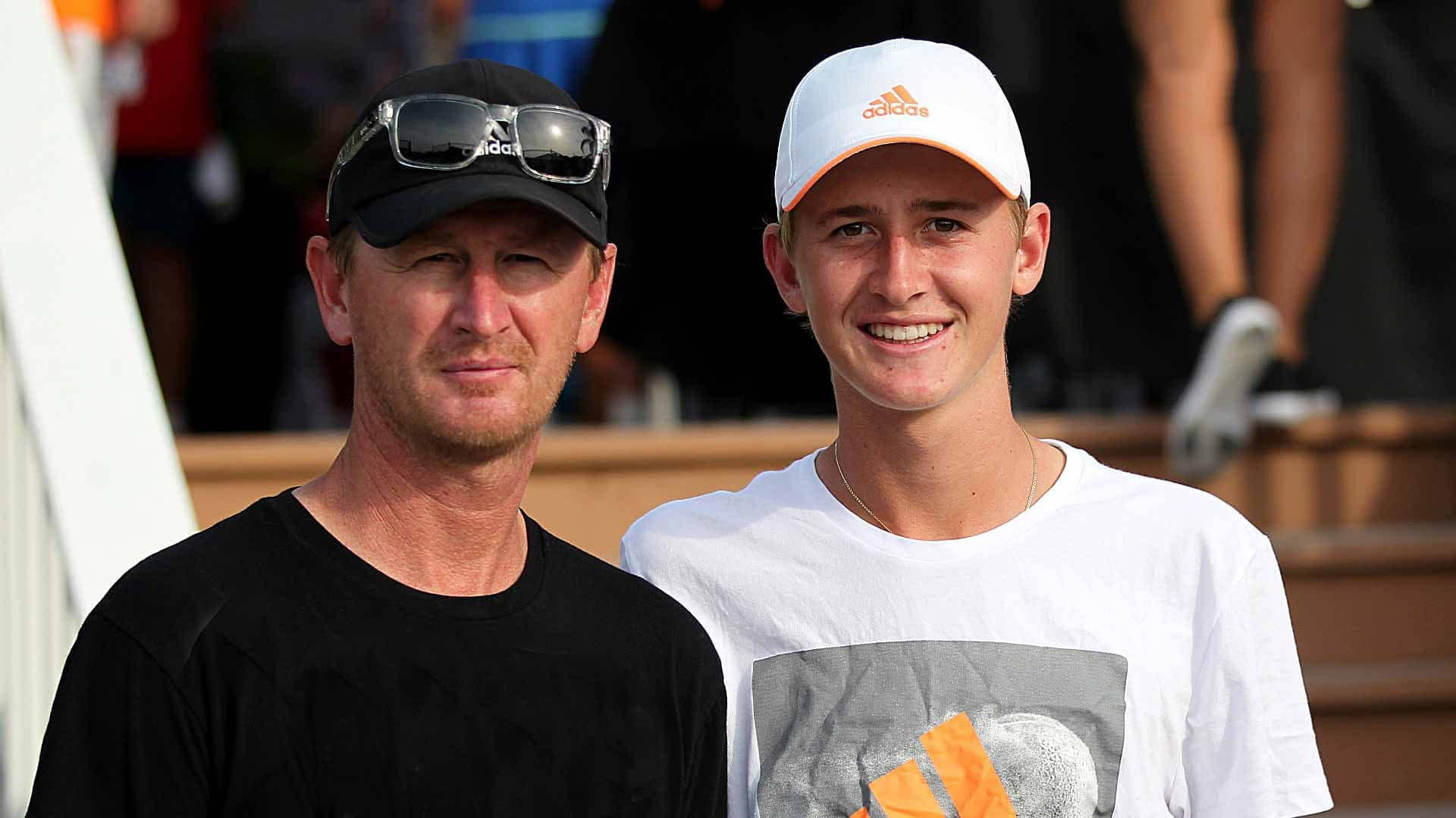 Petr Korda And His Son Bonding Over Their Shared Love For Tennis.