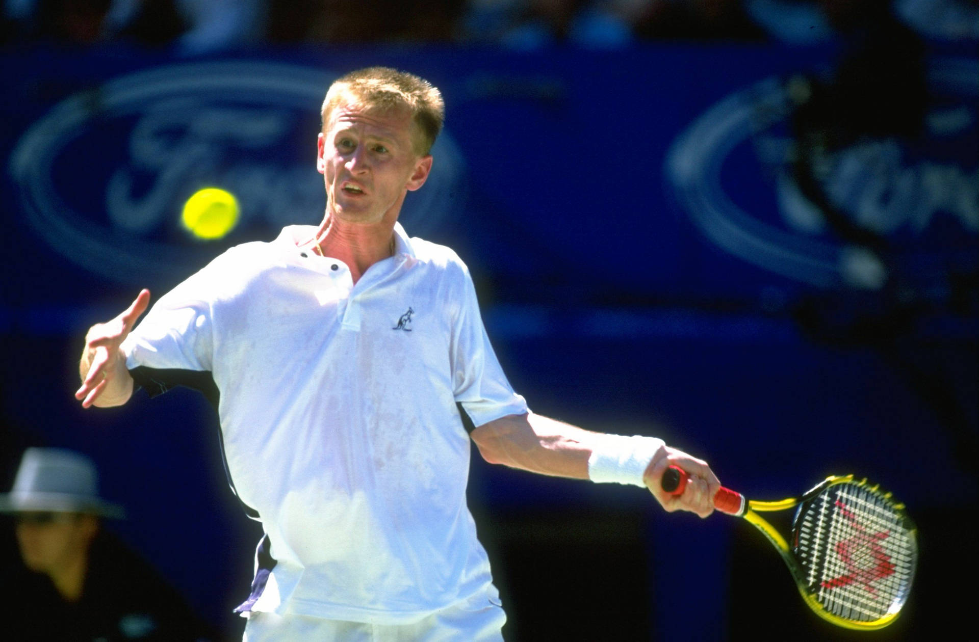 Petr Korda Eyes On Tennis Ball