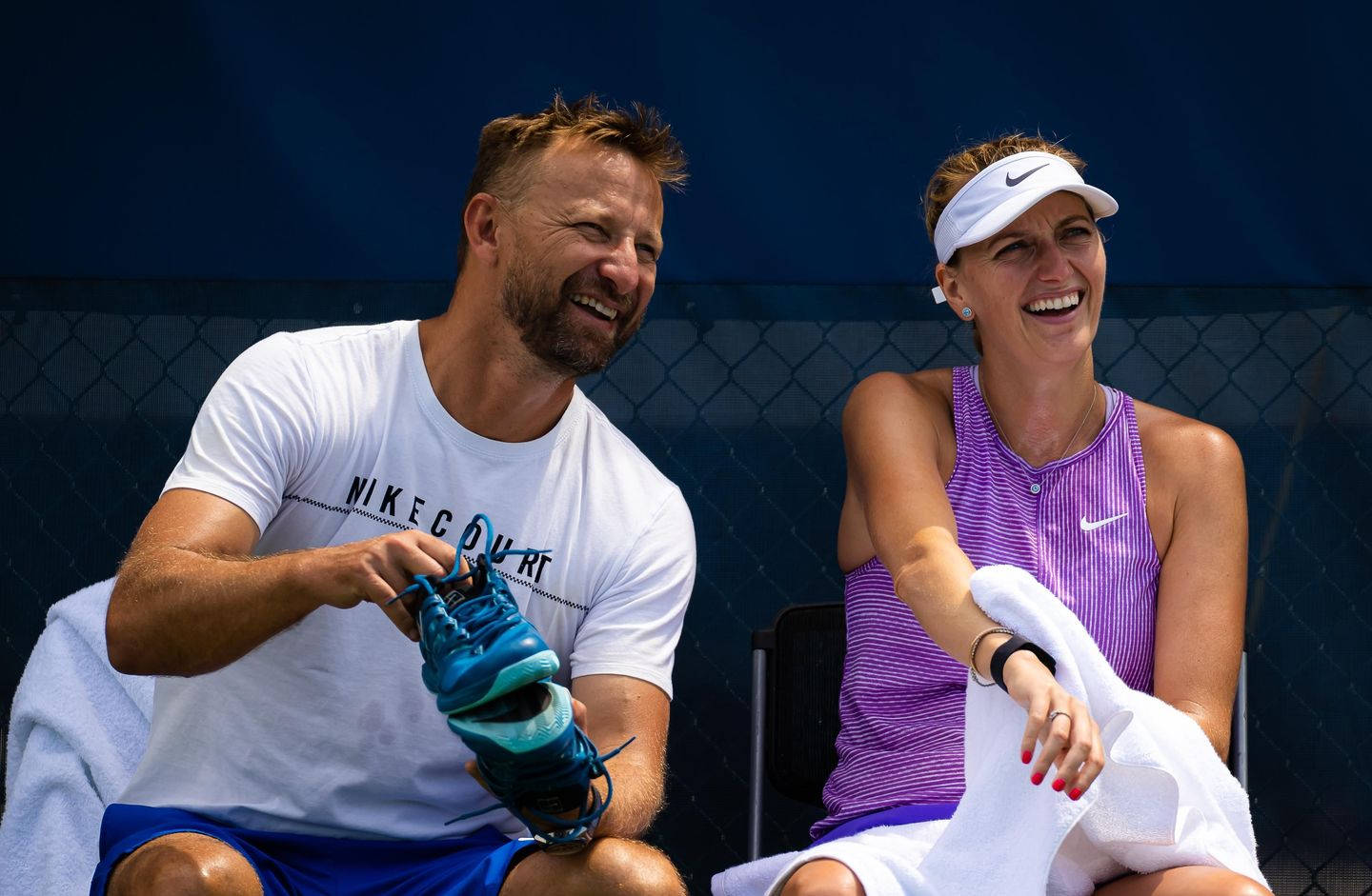 Petra Kvitova With Jiří Vaněk