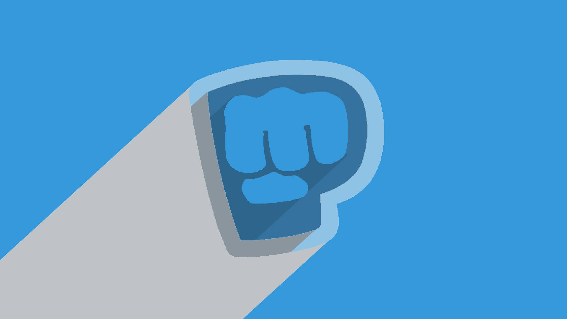 Pewdiepie's Famous Blue 'bro Fist' Emblem! Background