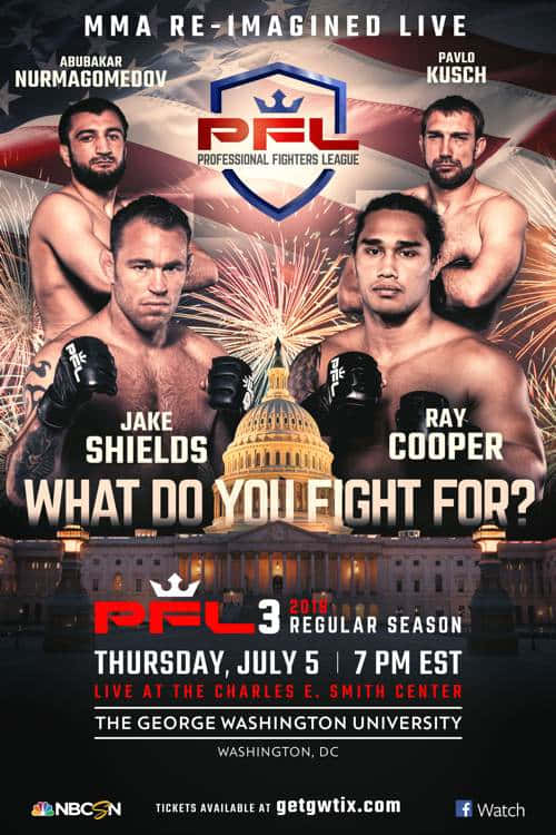 Pfl 3 Poster With Jake Shields And Others