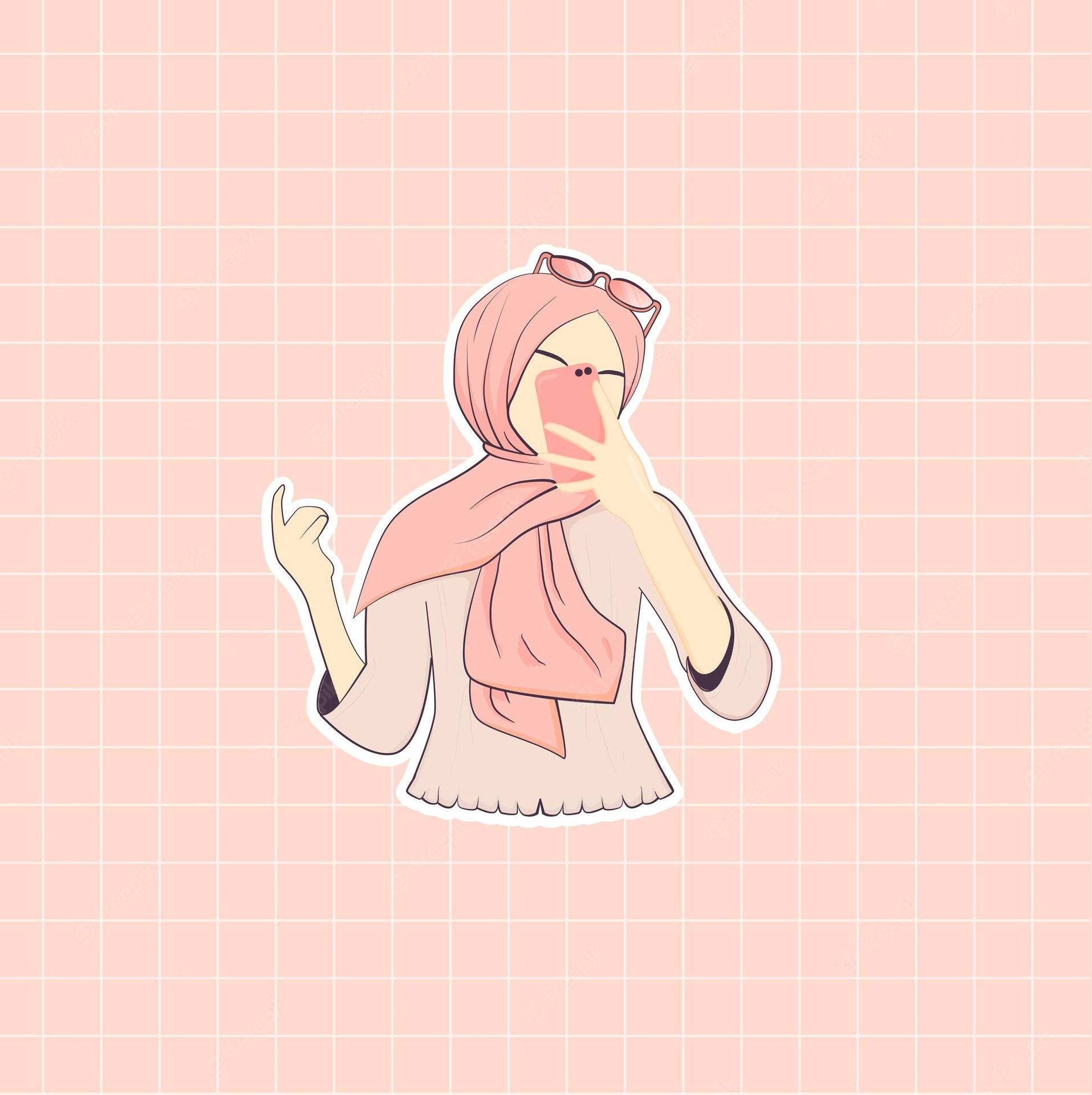 Pfp Aesthetic Muslim Girl Background