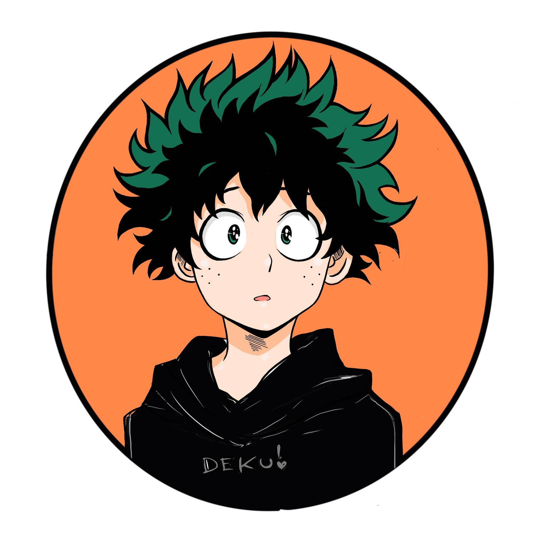 Pfp For Discord Of Baffled Izuku Background